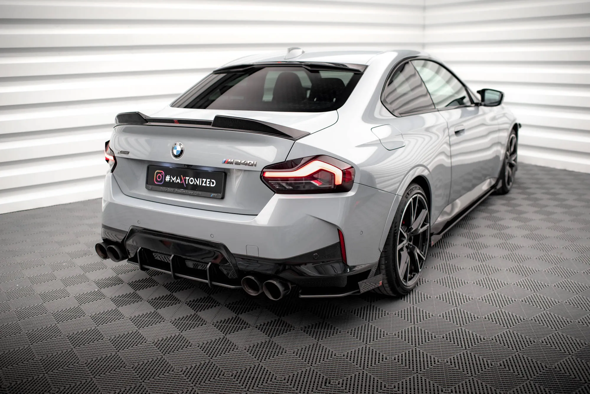 Sidesplitters bak + Flopper BMW 2 (M240) 2021-2026 | Street Pro Black Edition – bilde 2
