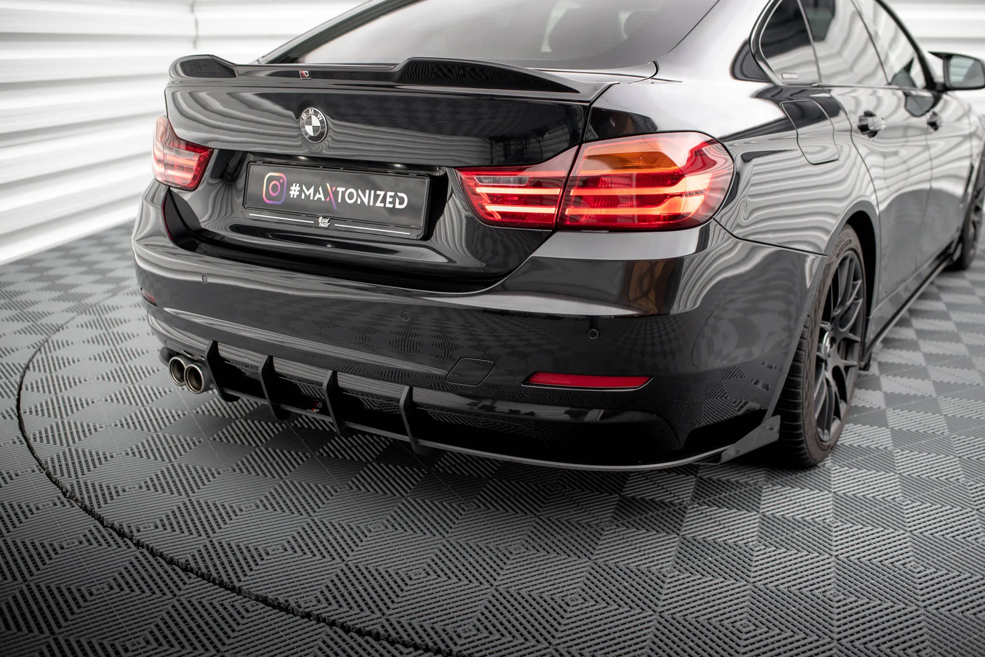Sidesplitters bak + Flopper BMW 4 Gran Coupe (F36) 2014-2017 | Street Pro Black Edition