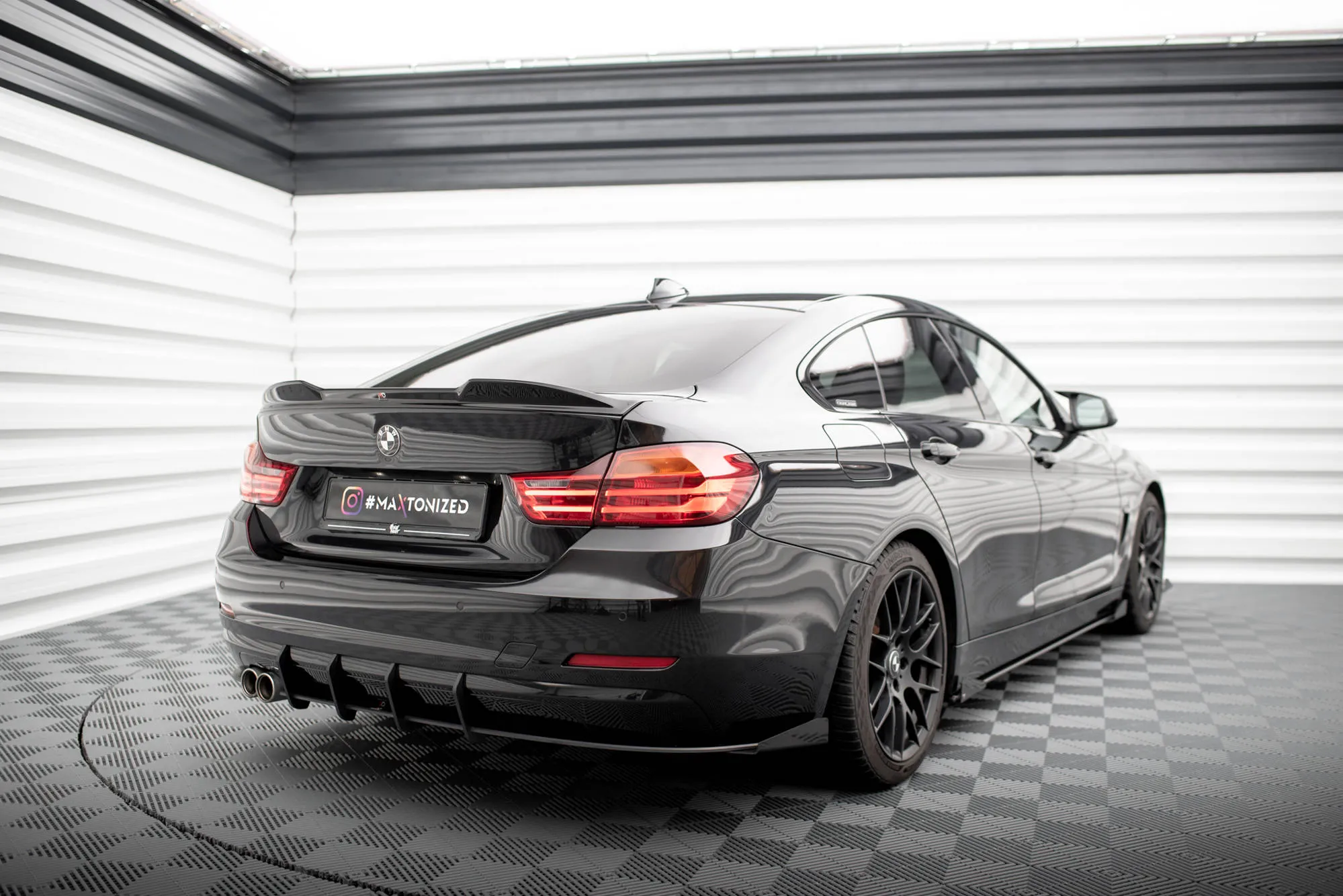 Sidesplitters bak + Flopper BMW 4 Gran Coupe (F36) 2014-2017 | Street Pro Black Edition – bilde 6