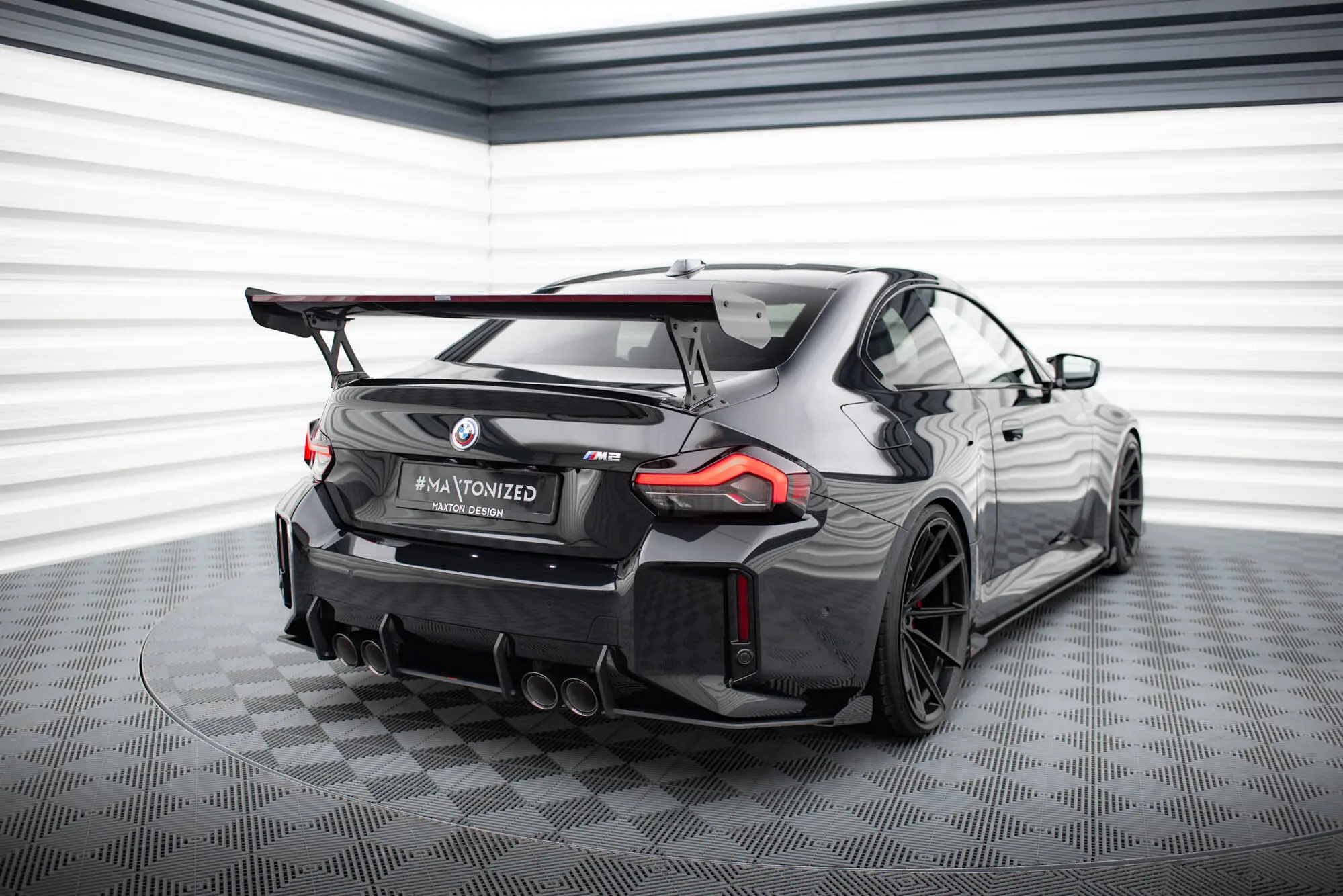 Sidesplitters bak + flopper BMW M2 Coupe (G87) 2023 - > | V.1 Street Pro Black Edition – bilde 3