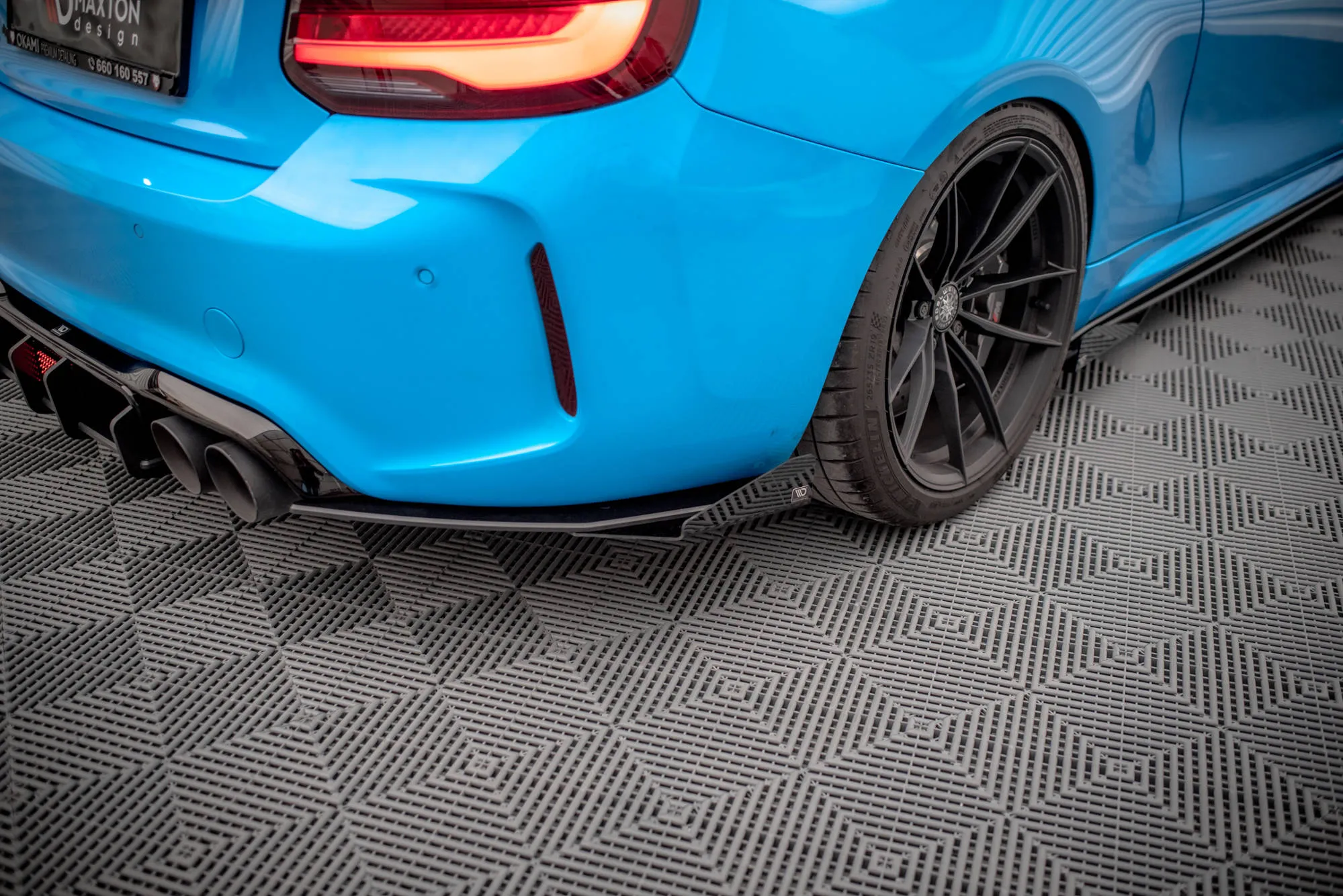 Sidesplitters bak + Flopper BMW M2 (F87) 2015-2021 | Street Pro Black Edition – bilde 5