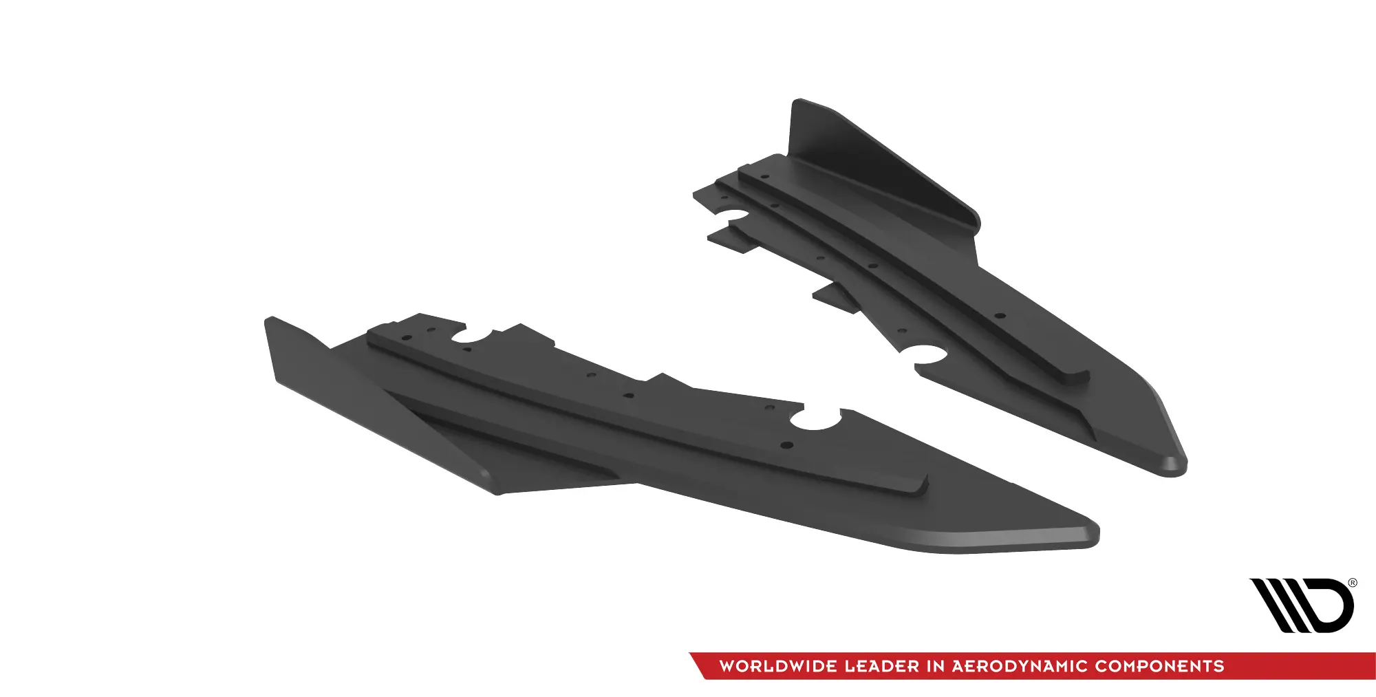 Sidesplitters bak + flopper Ford Mondeo Sport  mk5 facelift 2019 - 2022 / Ford Fusion Sport (USA) mk2 facelift 2019 - 2020 | Street Pro Black Edition – bilde 5