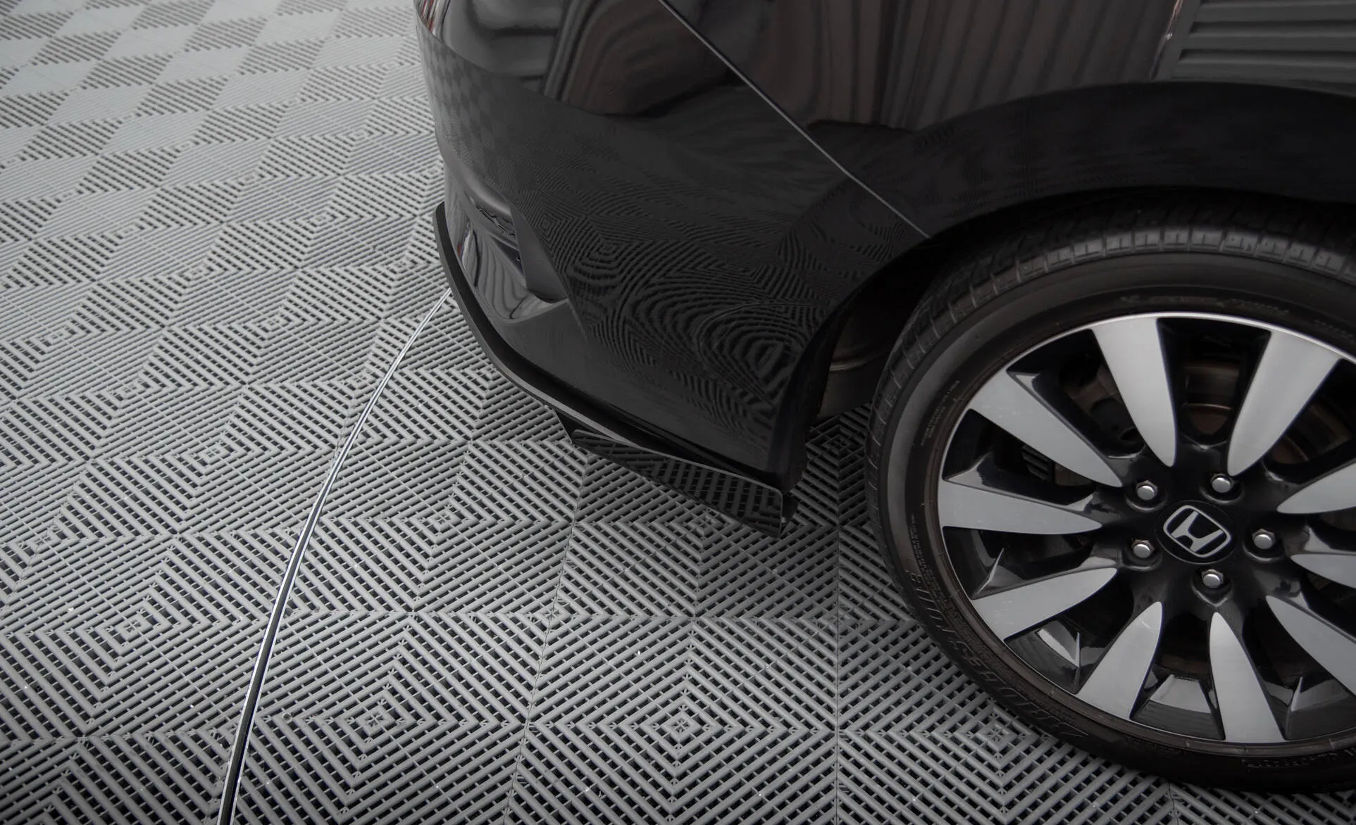 Sidesplitters bak + Flopper Honda Civic mk10 2017 - 2022 | Street Pro Black Edition – bilde 5
