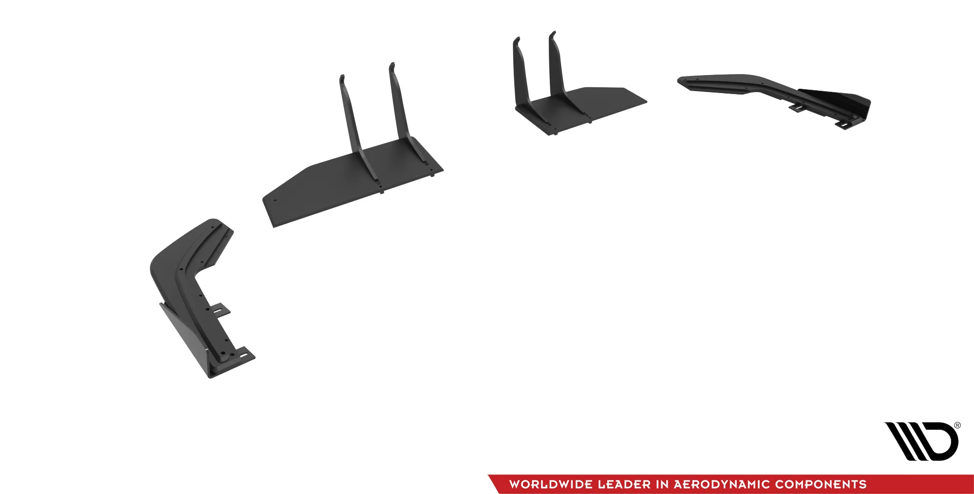 Sidesplitters bak + Flopper Honda Civic XI Type-R 2023-> | Street Pro Black Edition – bilde 6