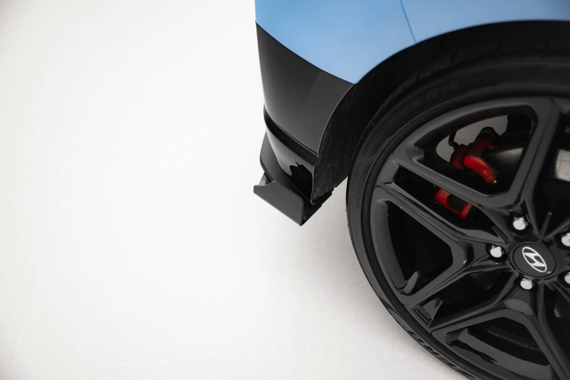 Sidesplitters bak + Flopper Hyundai Veloster N II 2018 - 2022 | Street Pro Black Edition – bilde 2
