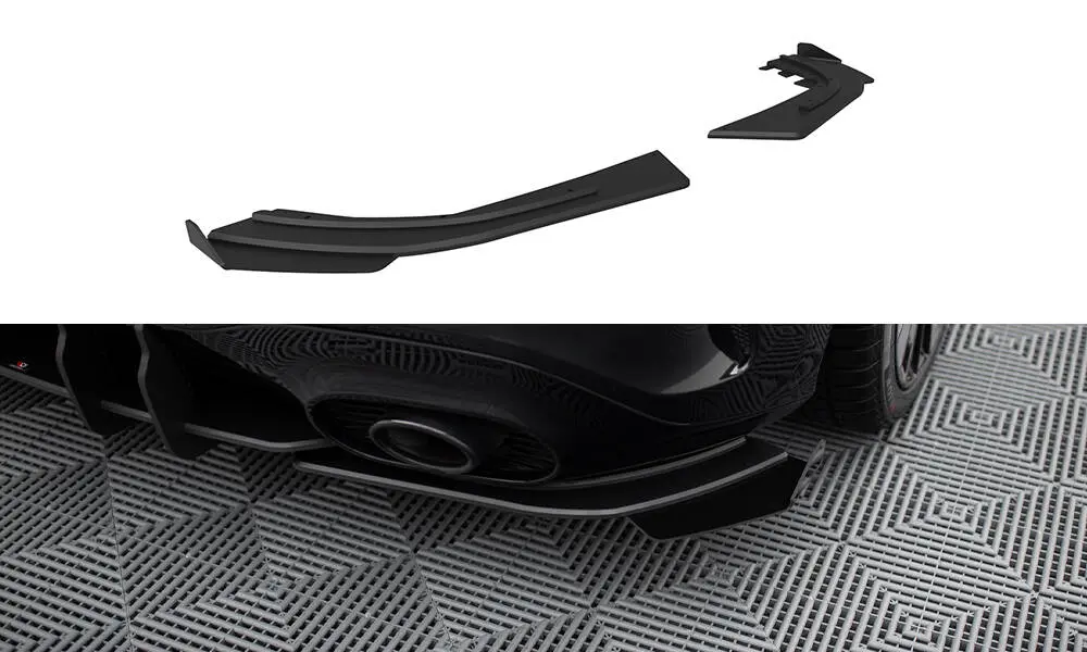 Sidesplitters bak + flopper Mercedes-AMG A35 (W177) facelift 2023 - > | Street Pro Black Edition – bilde 3