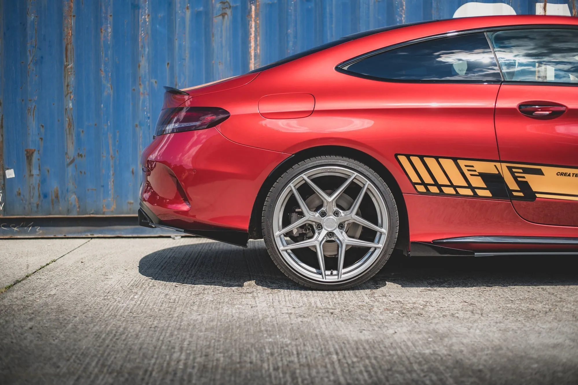 Sidesplitters bak + Flopper Mercedes-Benz C-Klasse (C43) | Street Pro Black Edition – bilde 3
