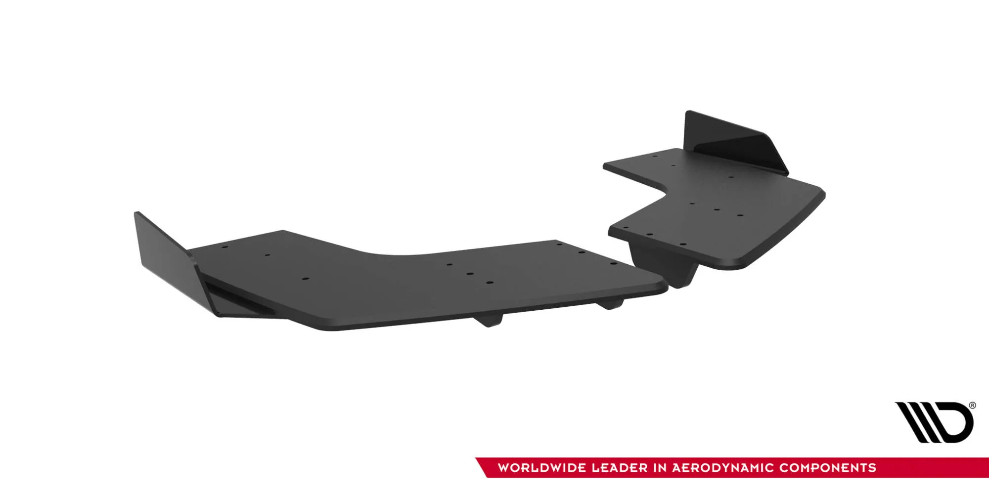 Sidesplitters bak + Flopper Mitsubishi Lancer EVO X 2007 - 2015 | Street Pro Black Edition – bilde 5