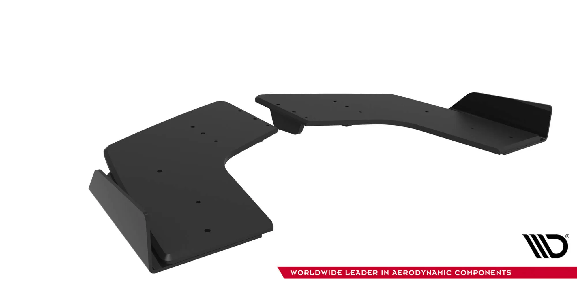 Sidesplitters bak + Flopper Mitsubishi Lancer EVO X 2007 - 2015 | Street Pro Black Edition – bilde 6
