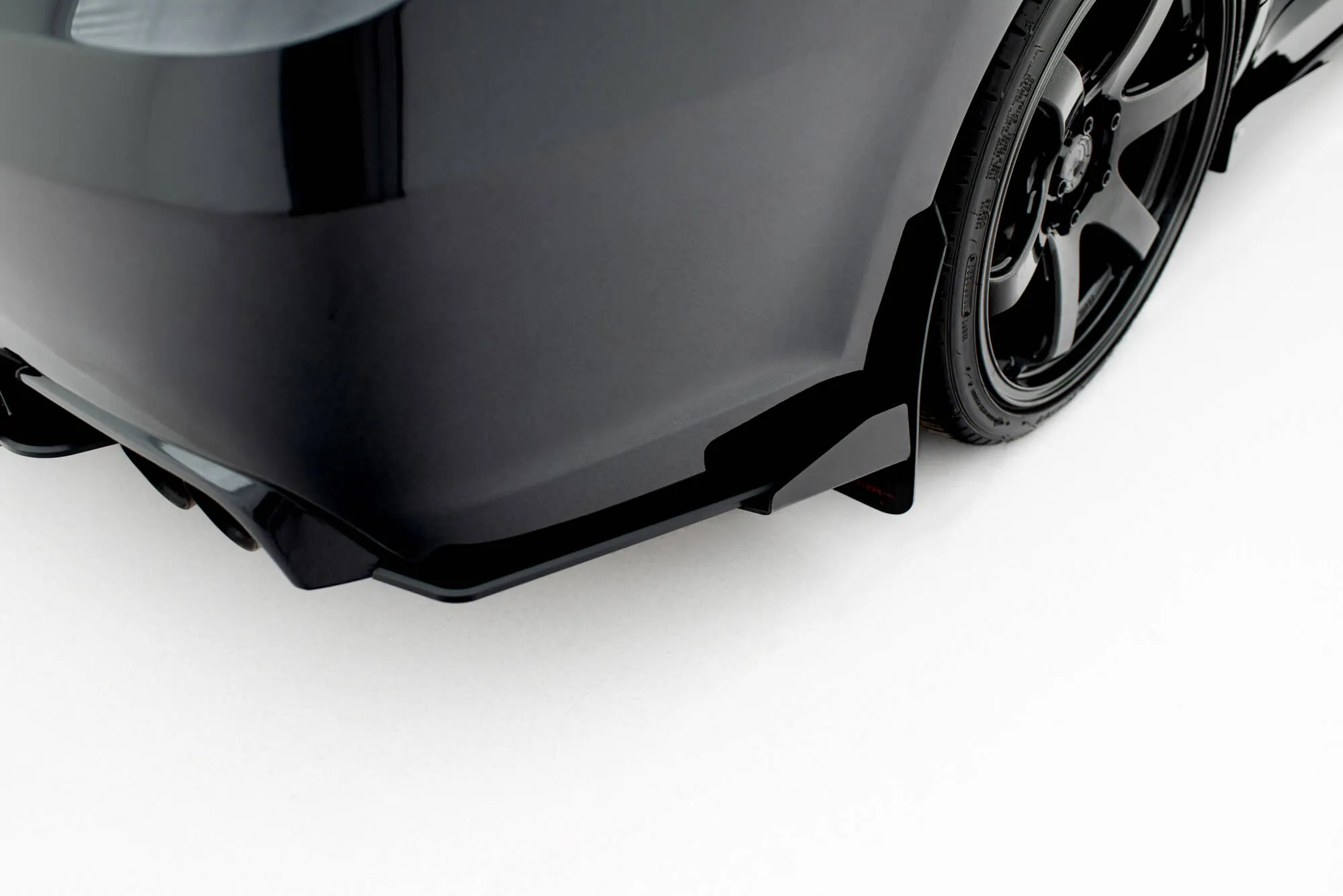 Sidesplitters bak + Flopper Subaru Impreza WRX STI III Facelift 2010 - 2014 | Street Pro Black Edition