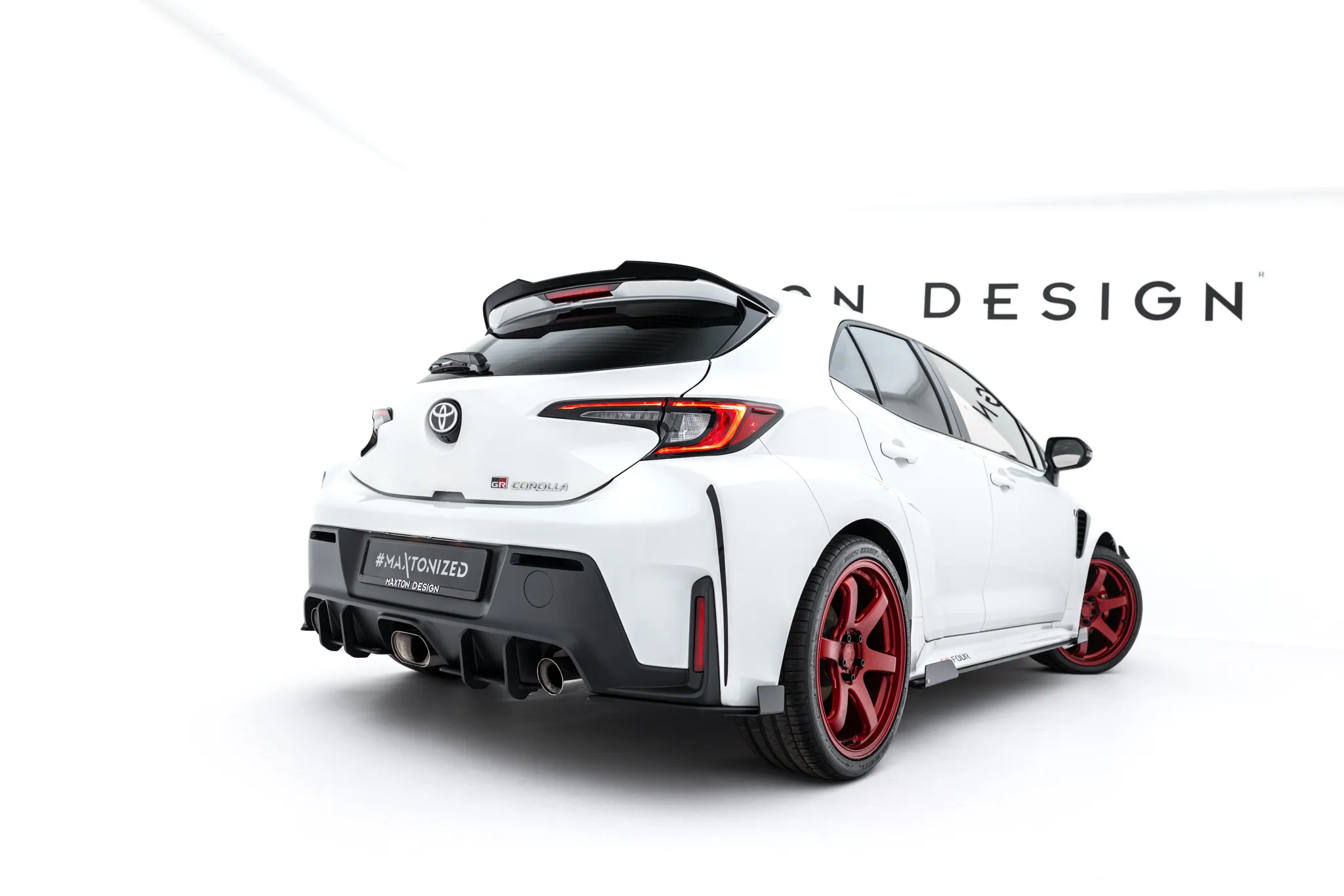 Sidesplitters bak + Flopper Toyota GR Corolla XII 2022 - 2024 | Street Pro Black Edition – bilde 2