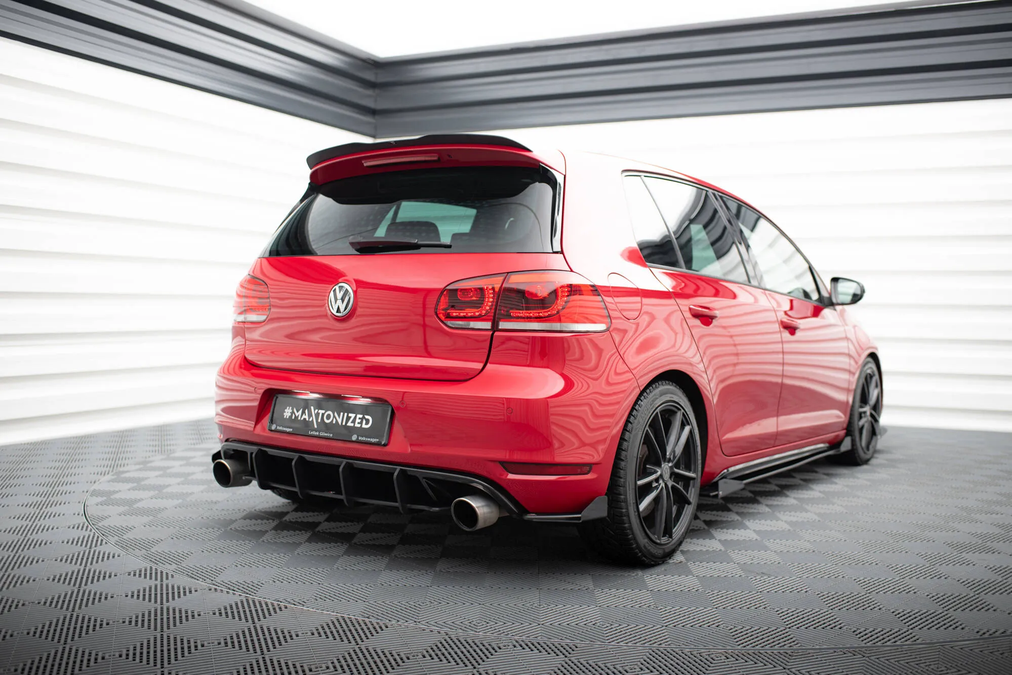 Sidesplitters bak + Flopper Volkswagen Golf GTI (Mk6) 2008-2012 | Street Pro Black Edition – bilde 2