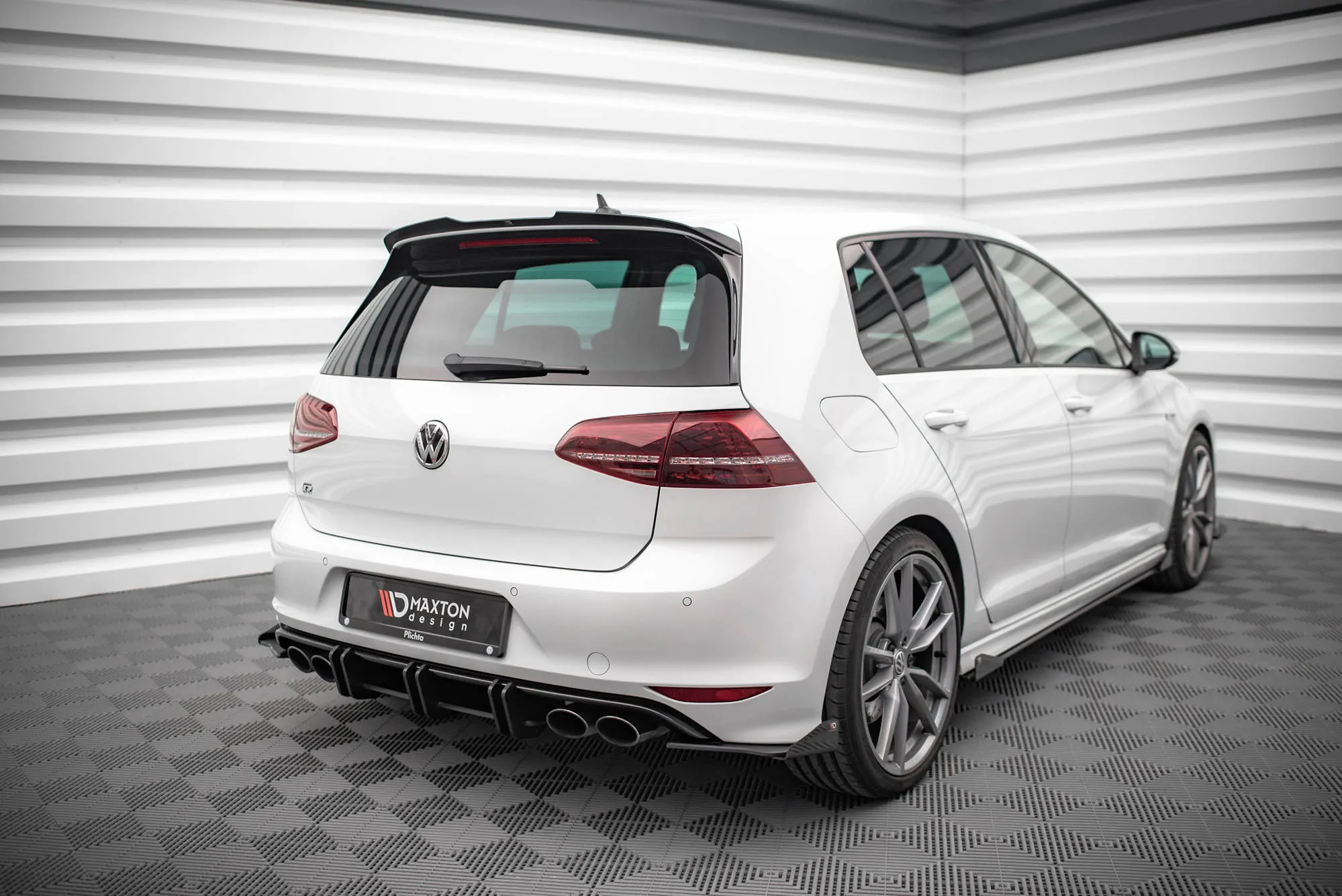 Sidesplitters bak + Flopper VW Golf R Mk7 2013-2016 | Street Pro Black Edition – bilde 4