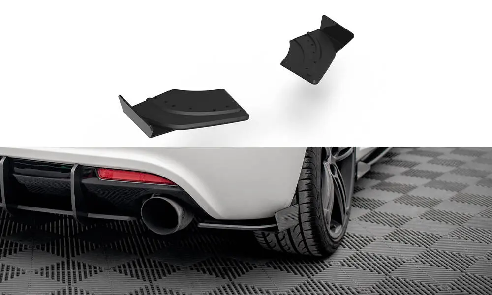 Sidesplitters bak + flopper VW Scirocco R mk3 2008 - 2014 | Street Pro Black Edition – bilde 2