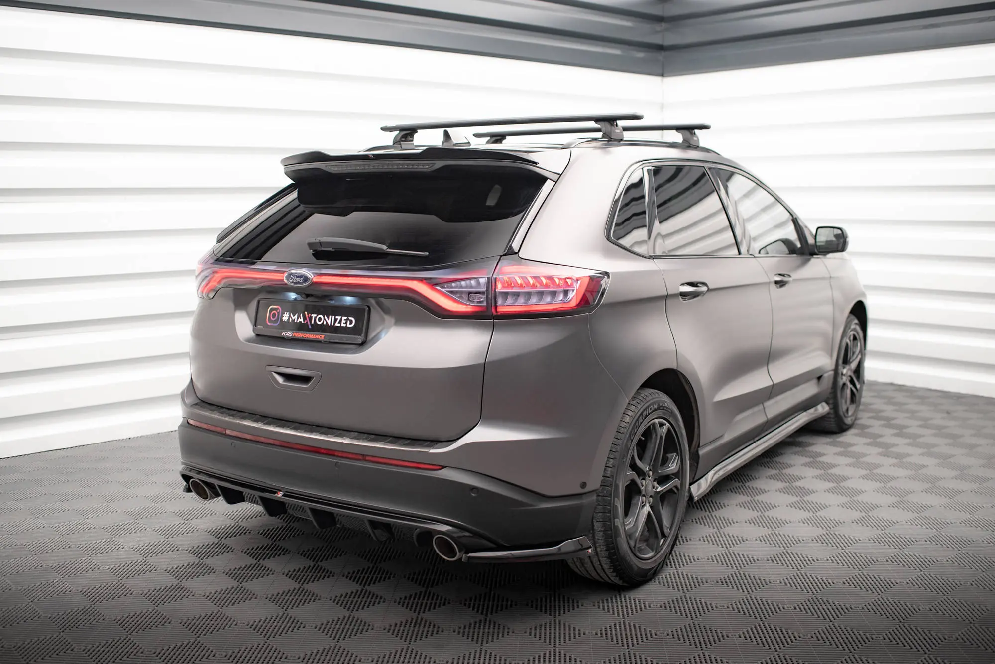 Sidesplitters bak Ford Edge II 2014-2019 | V.2 Glossy Black Edition – bilde 4
