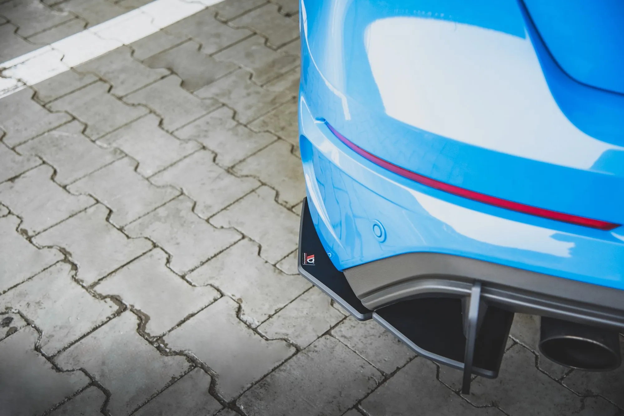 Sidesplitters bak Ford Focus III RS 2015 - 2018 | Street Pro Black Edition