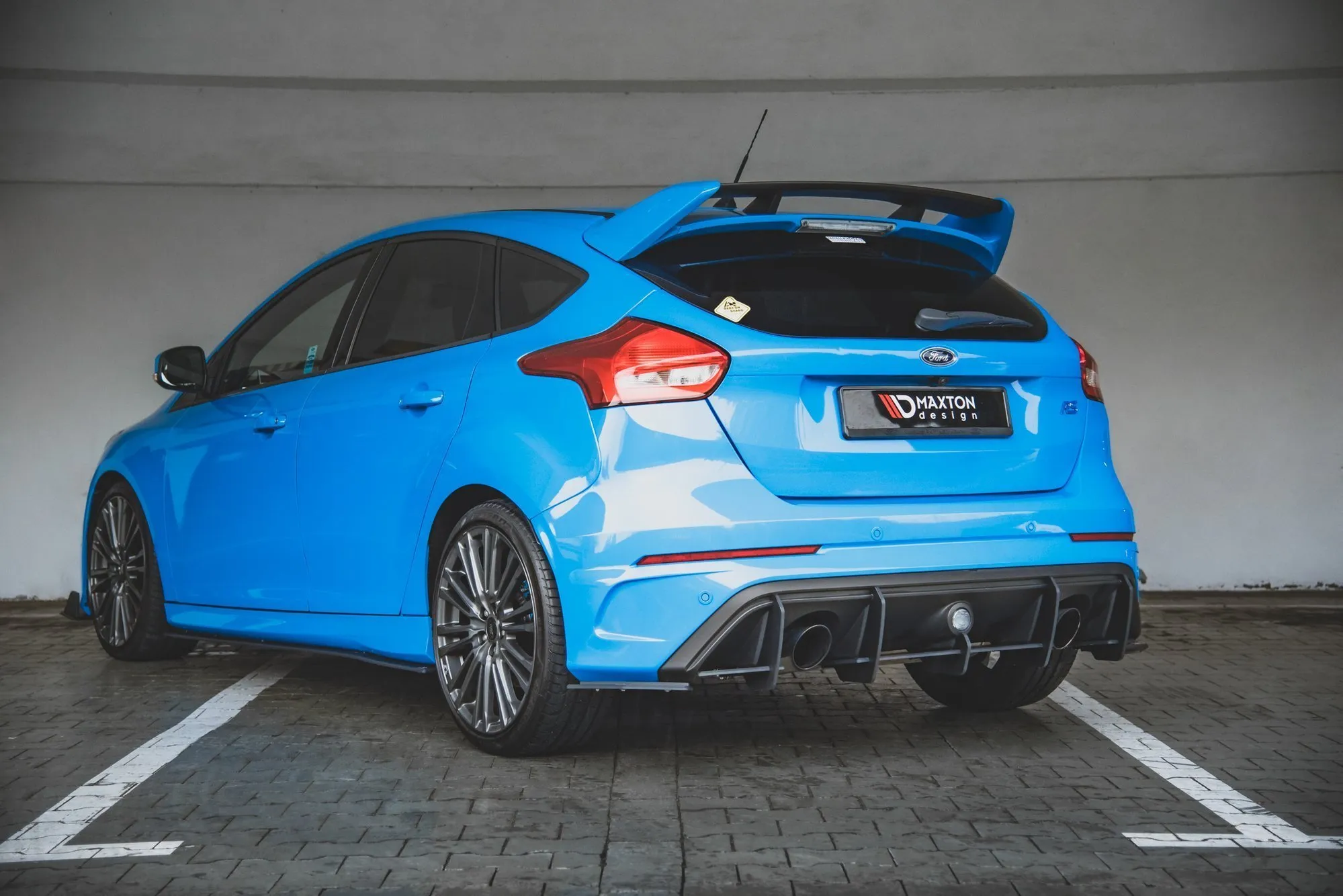 Sidesplitters bak Ford Focus III RS 2015 - 2018 | Street Pro Black Edition – bilde 3