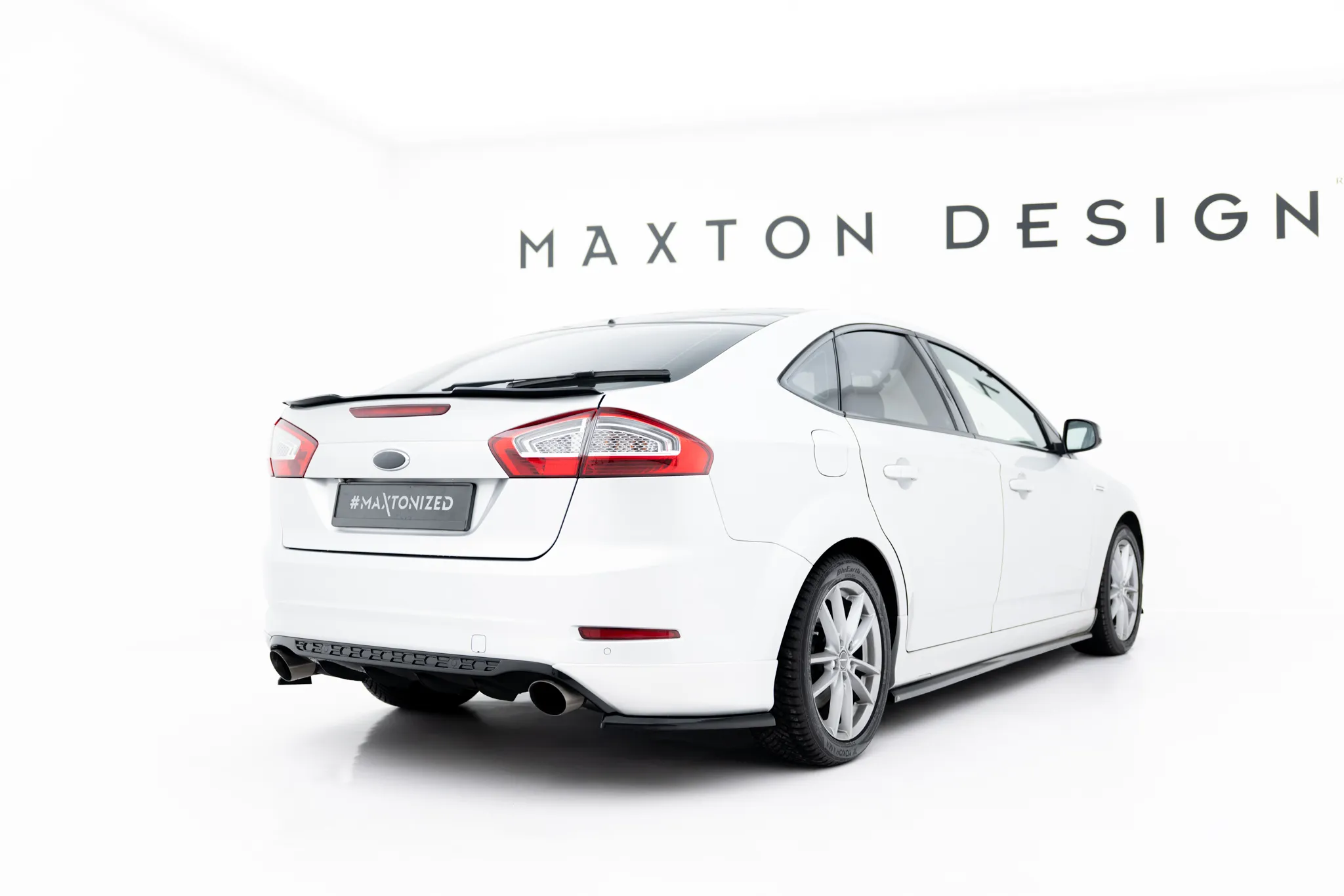 Sidesplitters bak Ford Mondeo ST-Line (Mk4 Facelift) 2010-2014 | Glossy Black Edition – bilde 2