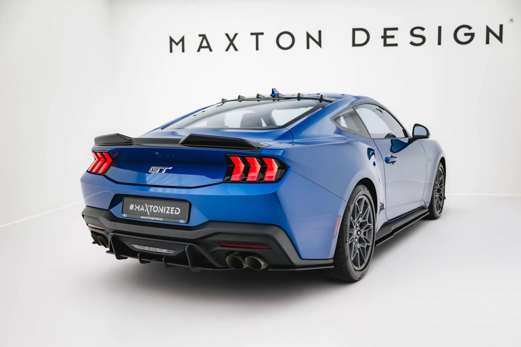 Sidesplitters bak Ford Mustang GT VII 2023 -> | Street Pro Black Edition – bilde 2