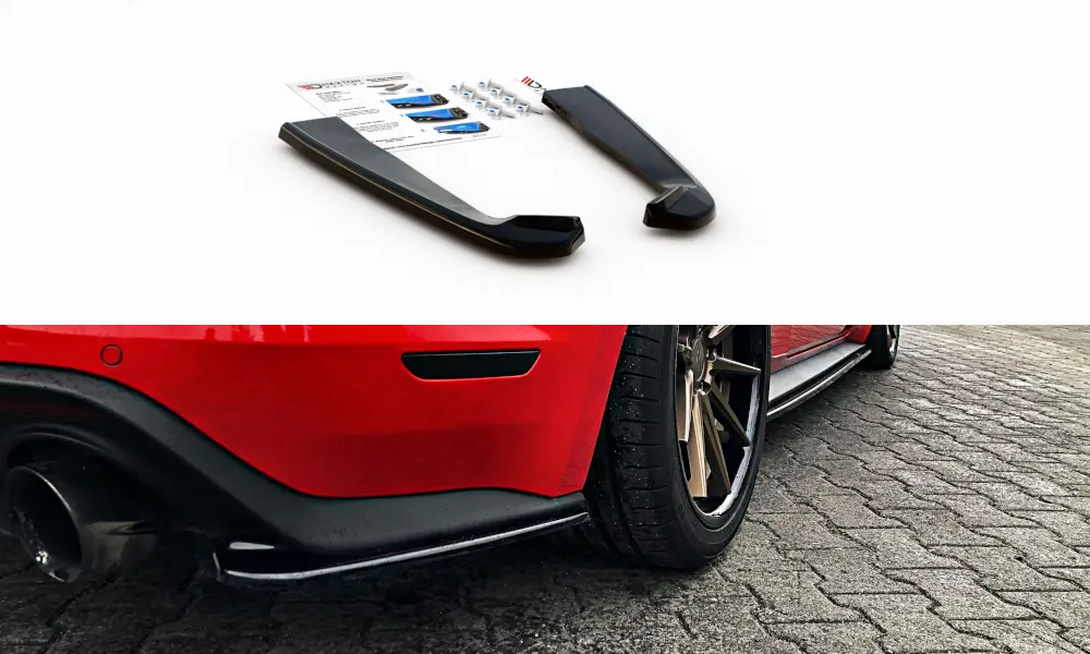 Sidesplitters bak Ford Mustang MK6 Facelift 2017 ->