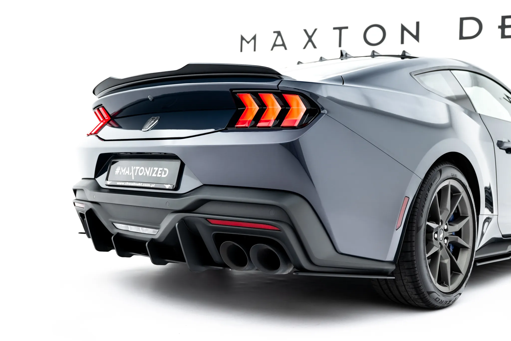 Sidesplitters bak Ford Mustang (Mk7) 2023-2026 | Street Pro Black Edition – bilde 4