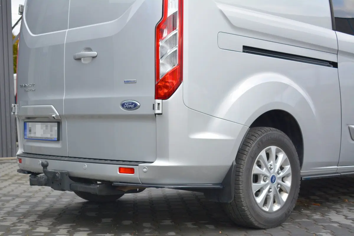 Sidesplitters bak Ford Transit Custom I Facelift 2017 - 2023 | Glossy Black Edition – bilde 3