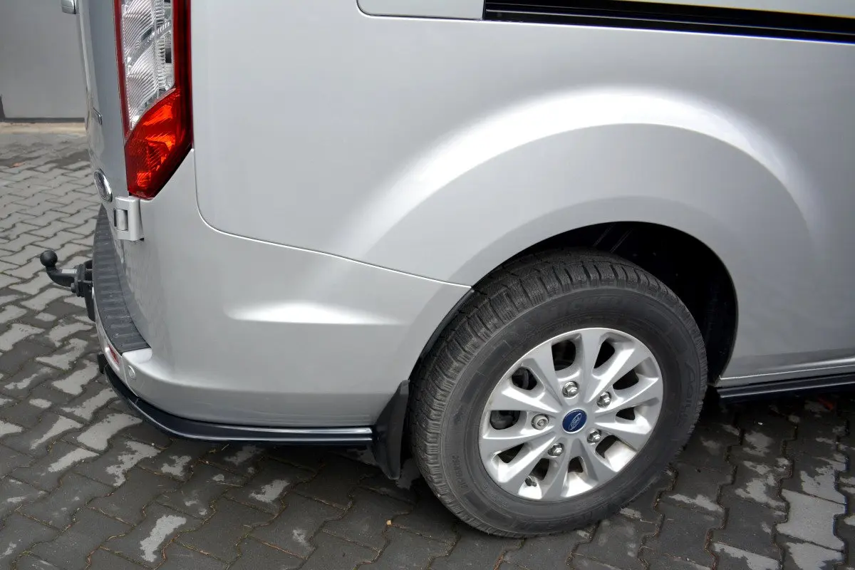 Sidesplitters bak Ford Transit Custom I Facelift 2017 - 2023 | Glossy Black Edition – bilde 4