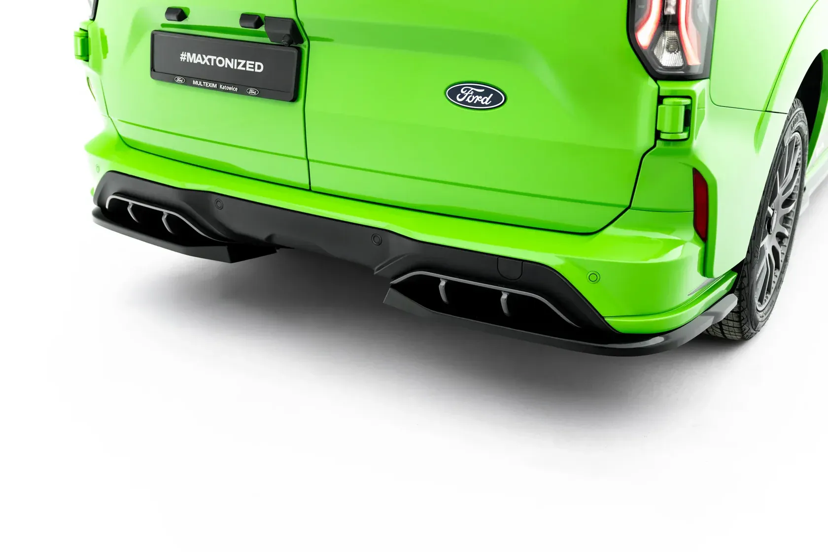 Sidesplitters bak Ford Transit Custom II 2023 -> | Glossy Black Edition – bilde 5