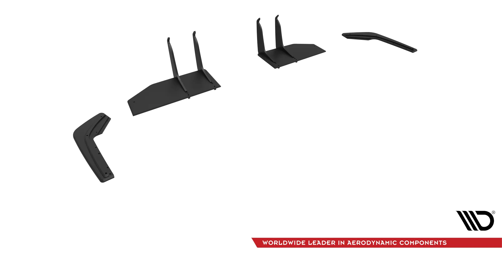 Sidesplitters bak Honda Civic XI Type-R 2023-> | Street Pro Black Edition – bilde 7