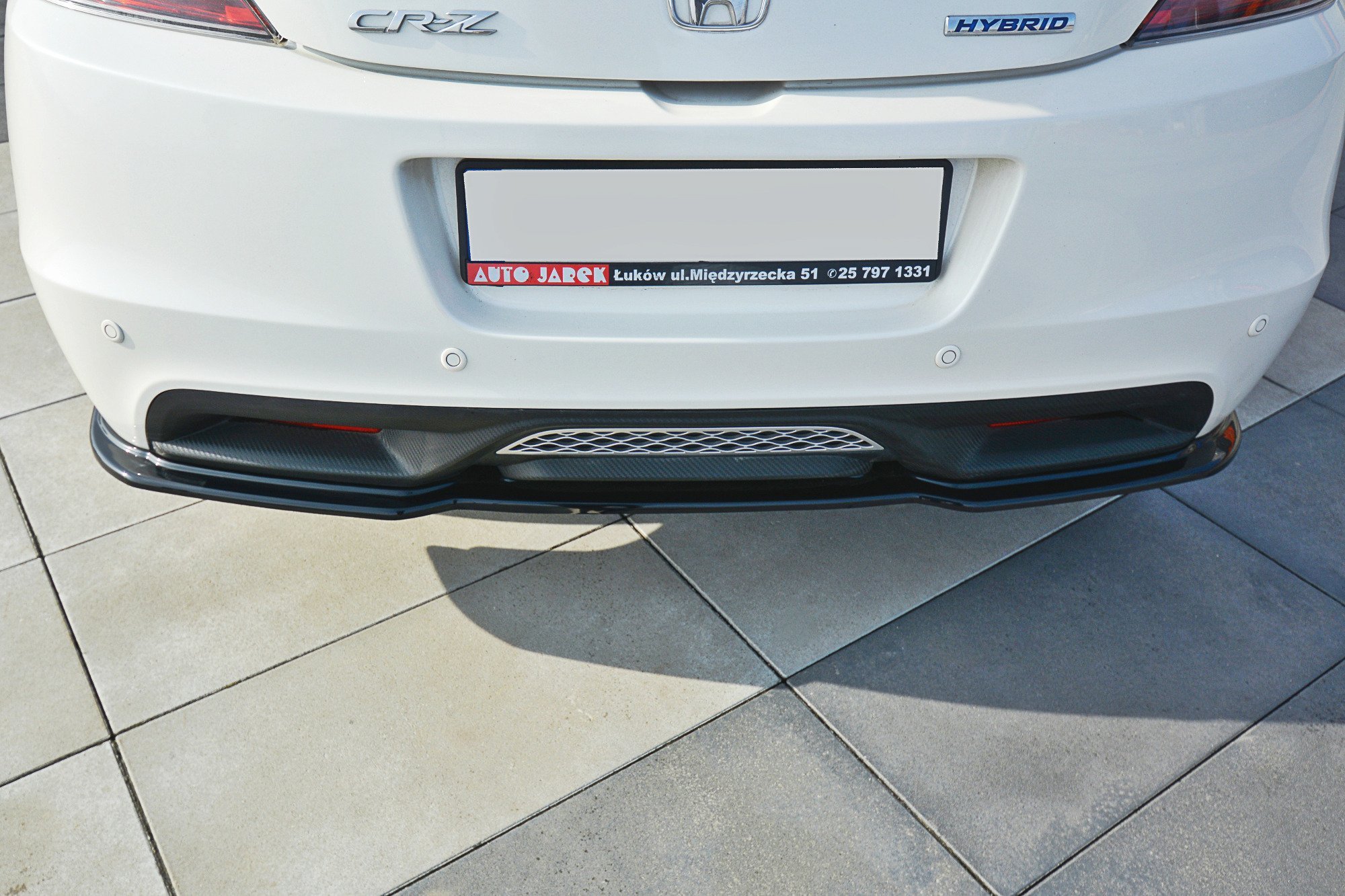 Sidesplitters bak HONDA CR-Z 2010 - 2013 | Sport Glossy Black – bilde 4