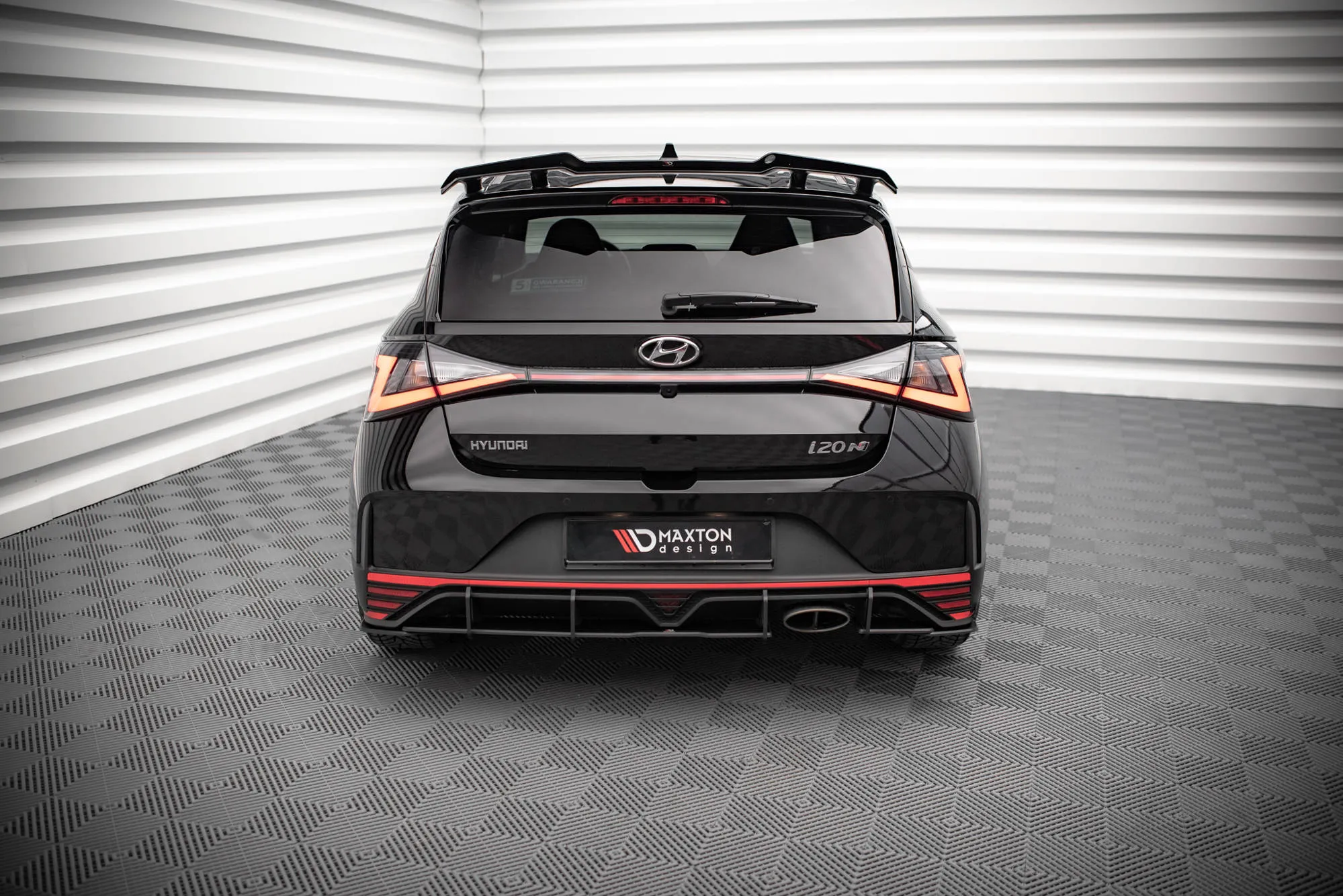 Sidesplitters bak Hyundai i20 III N 2020 - 2023 | Street Pro Black Edition – bilde 3