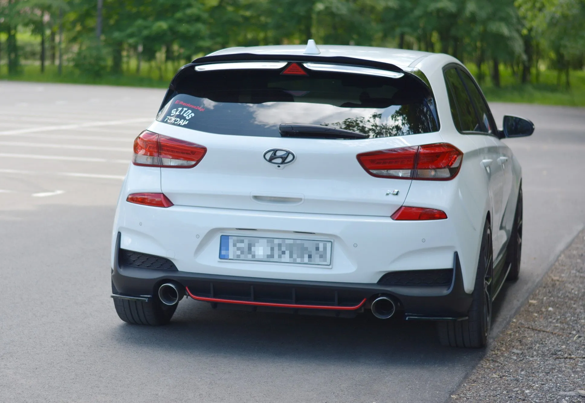 Sidesplitters bak Hyundai i30 III N 2017 -> | Glossy Black Edition – bilde 3