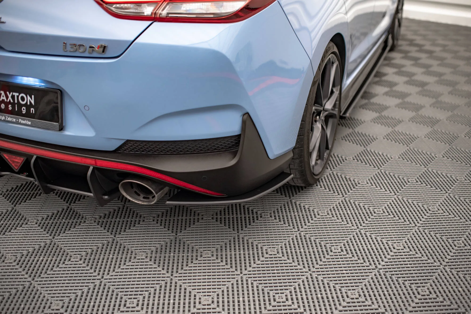 Sidesplitters bak Hyundai i30 III N Fastback Facelift 2020 -> | Street Pro Black Edition