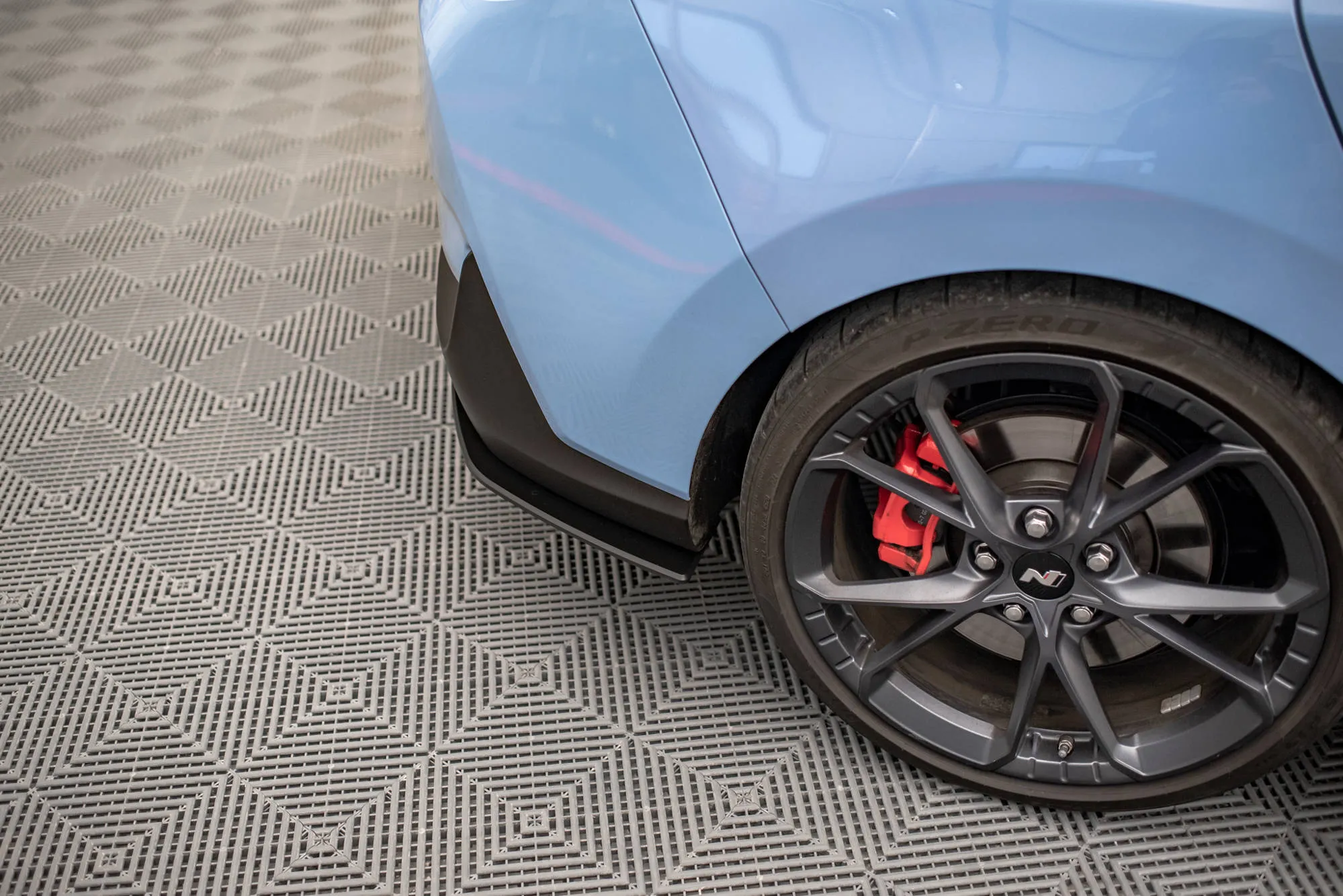 Sidesplitters bak Hyundai i30 III N Fastback Facelift 2020 -> | Street Pro Black Edition – bilde 2