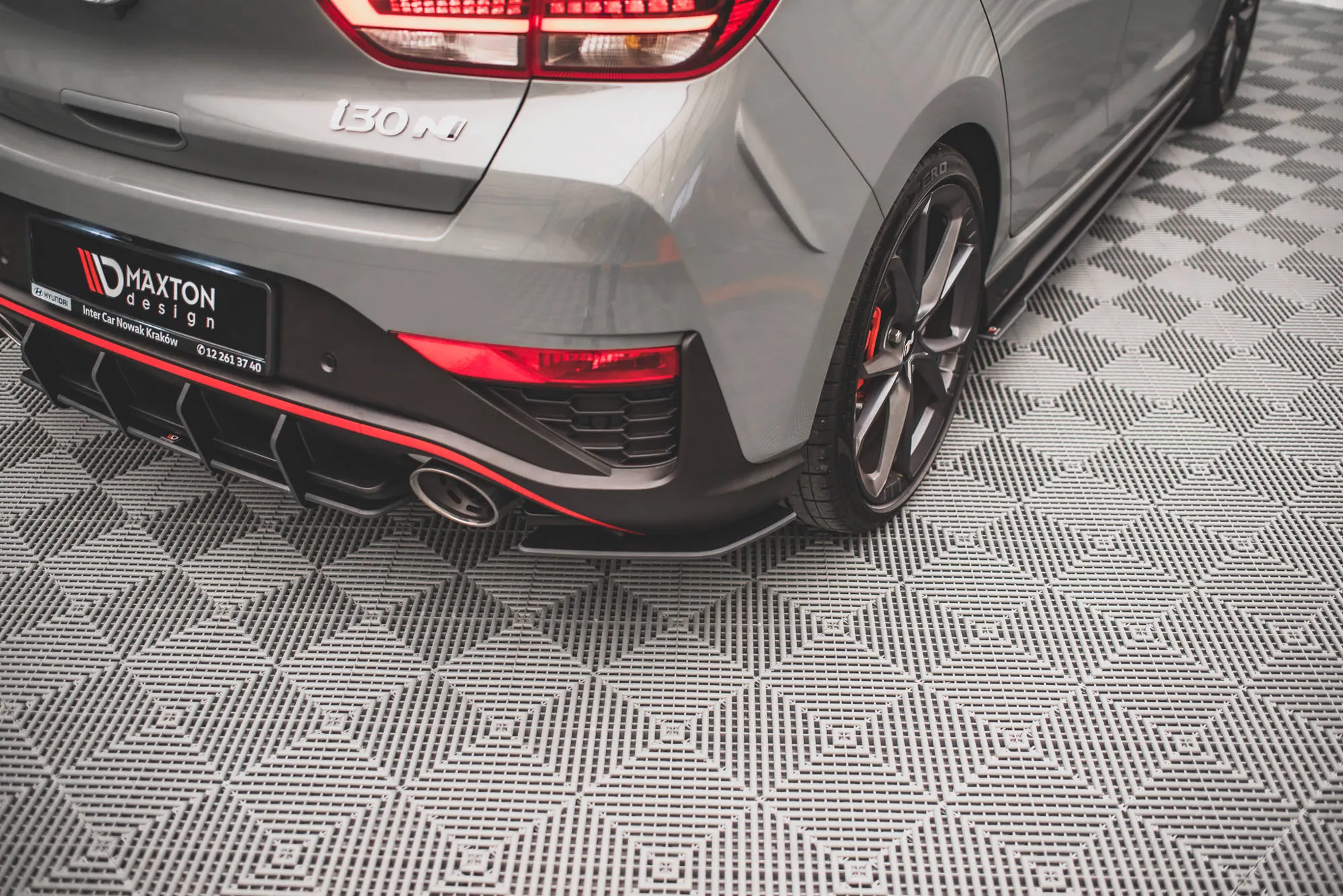 Sidesplitters bak Hyundai I30 N III Facelift 2020 -> | Street Pro Black Edition