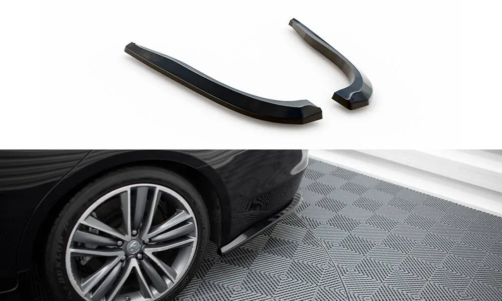 Sidesplitters bak Infiniti Q50 S 2013 - 2016 | V.2 Glossy Black Edition – bilde 3