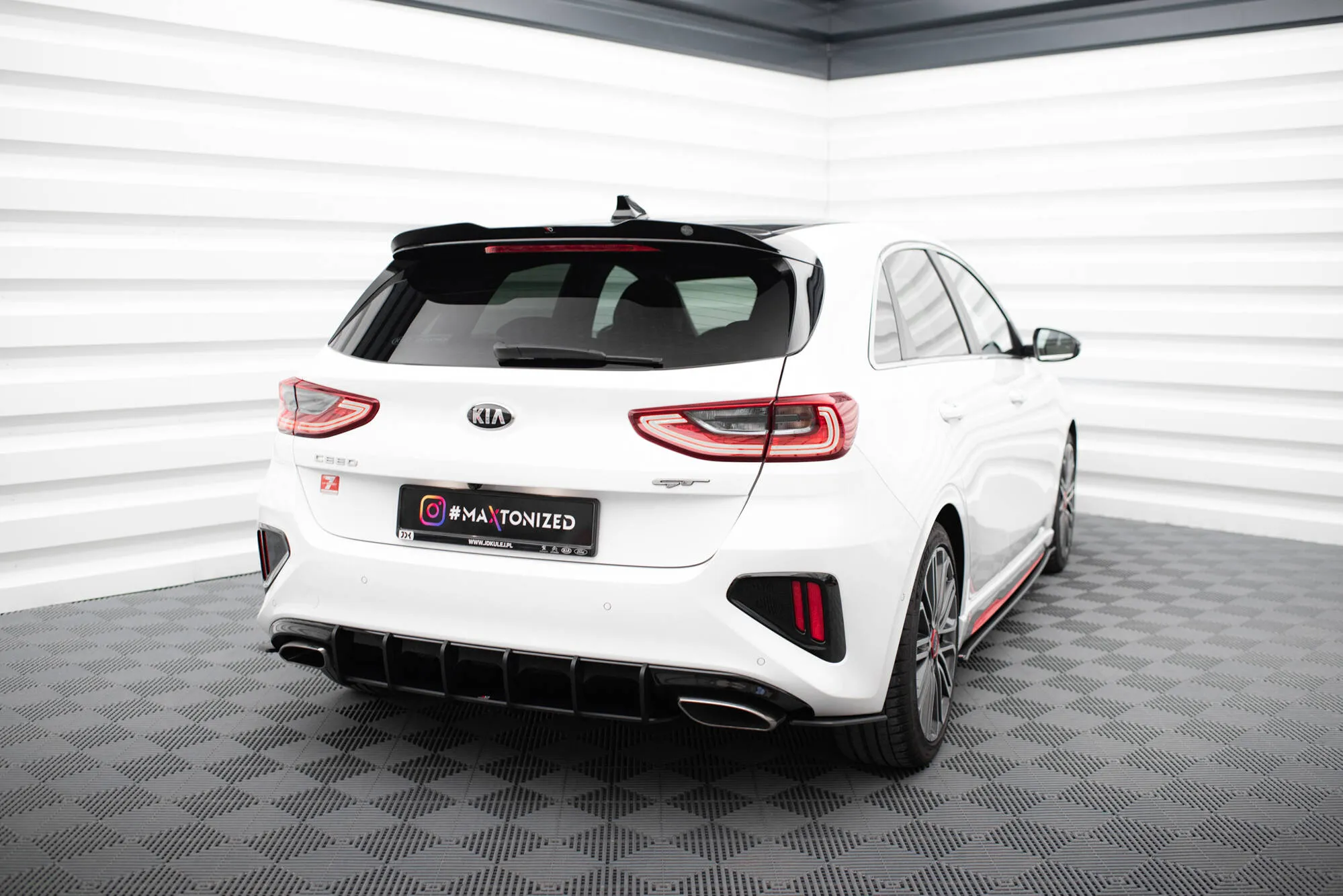 Sidesplitters bak Kia Ceed GT III / ProCeed I 2018 - 2022 | Street Pro Black Edition – bilde 2