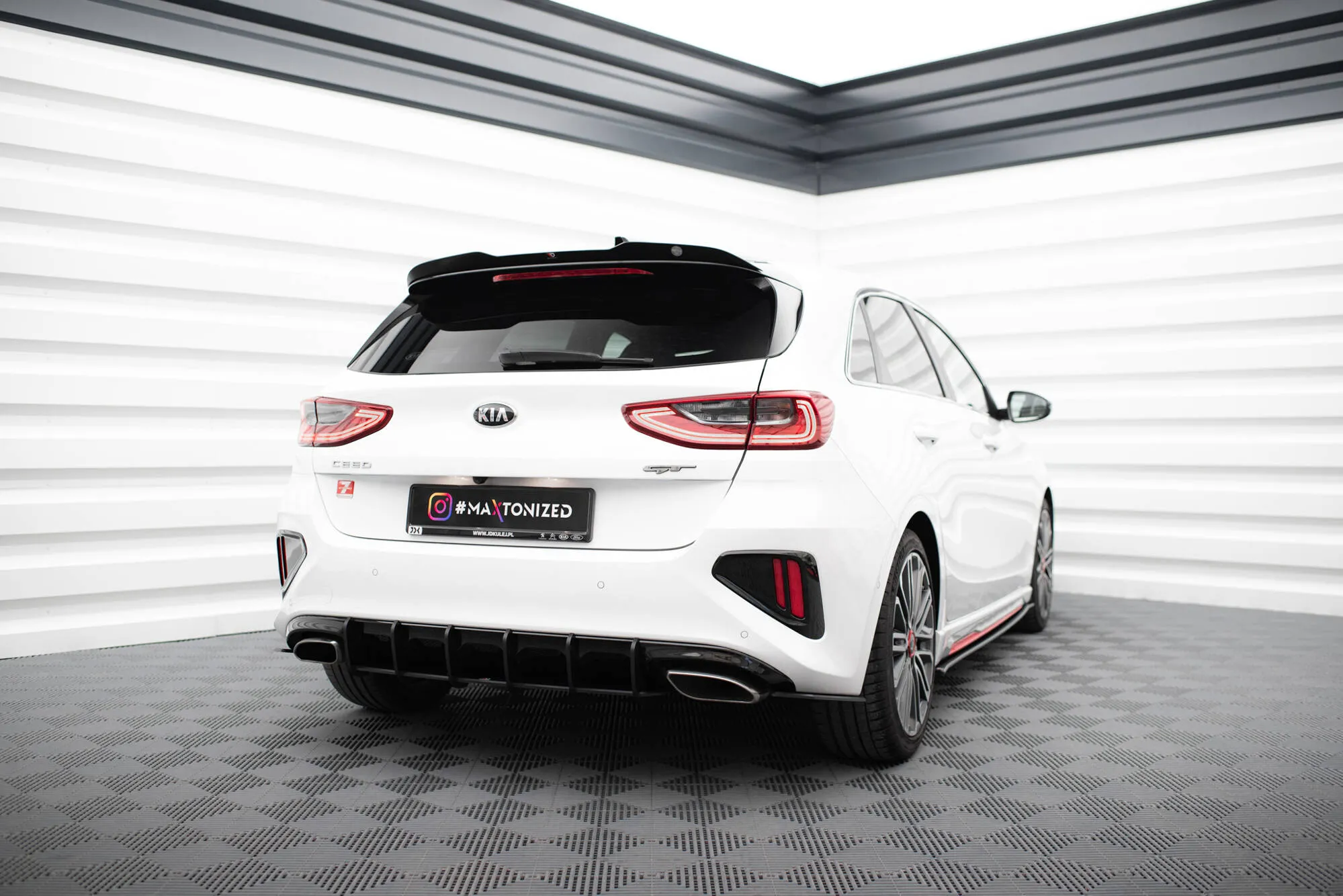 Sidesplitters bak Kia Ceed GT III / ProCeed I 2018 - 2022 | Street Pro Black Edition – bilde 4