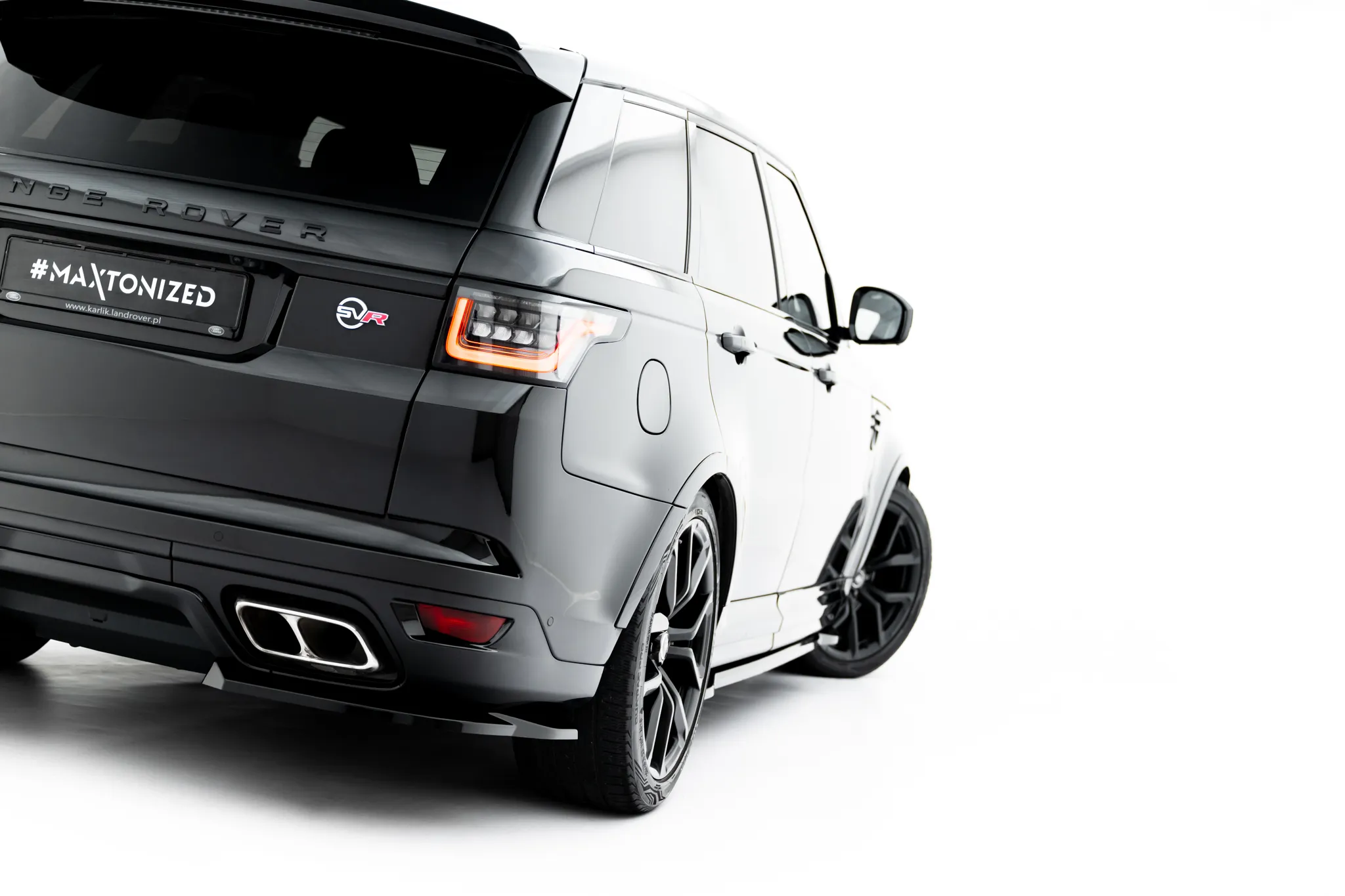 Sidesplitters bak Land Rover Range Rover Svr II Facelift 2017 - 2022 | Glossy Black Edition