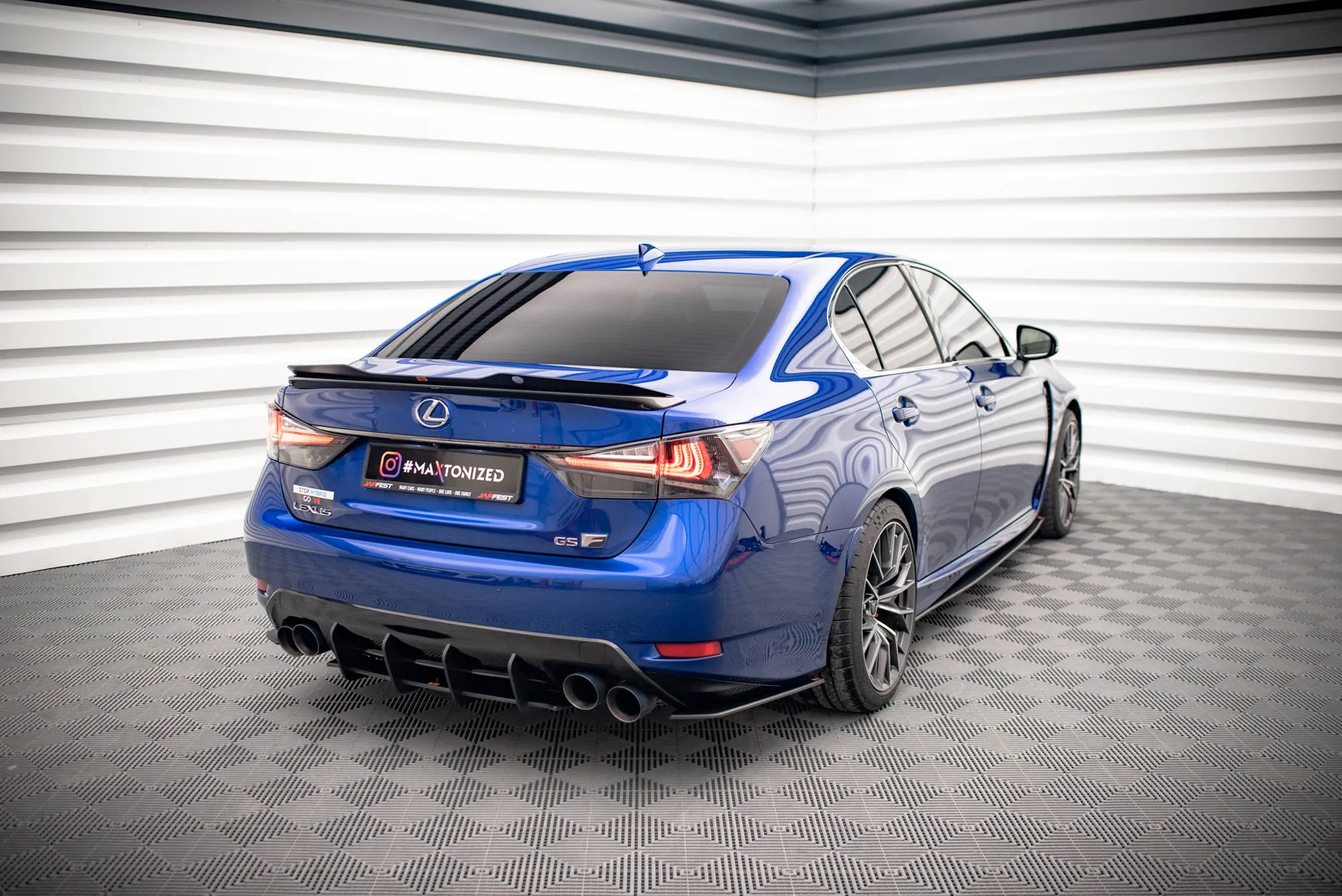 Sidesplitters bak Lexus GS F IV Facelift 2015-2020 | Street Pro Black Edition – bilde 2