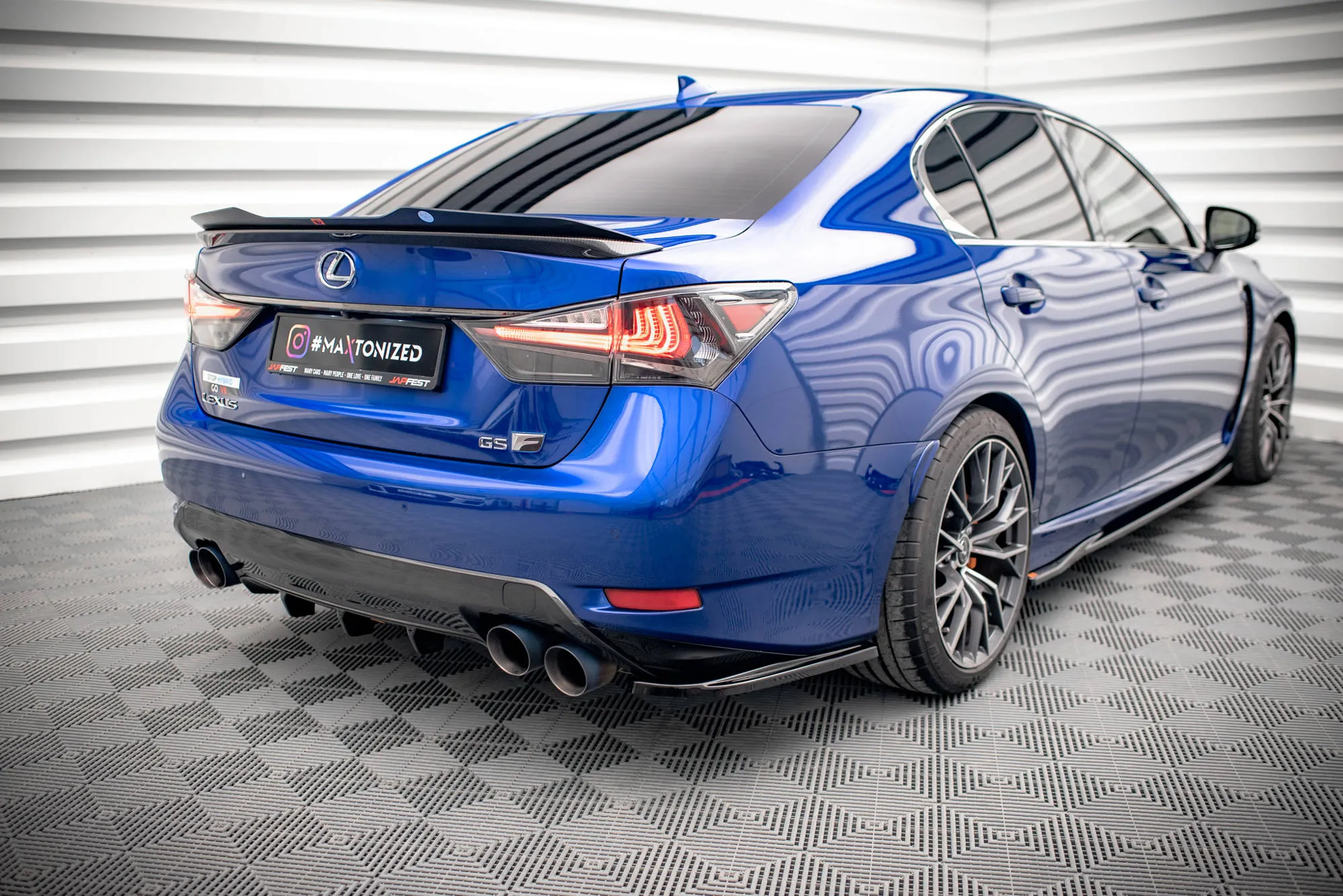 Sidesplitters bak Lexus GS F Mk4 Facelift 2015 - 2020 | Glossy Black Edition – bilde 3