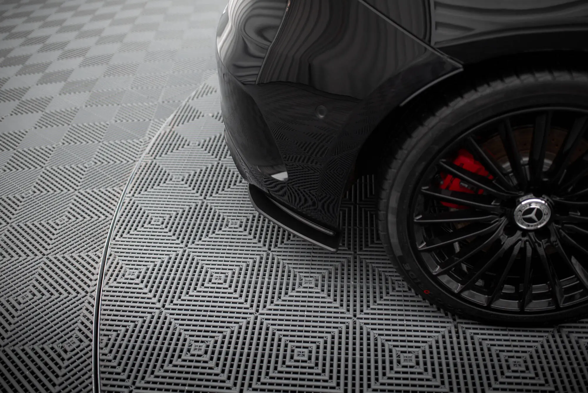 Sidesplitters bak Mercedes-AMG A35 (W177) facelift 2023 - > | Street Pro Black Edition – bilde 4