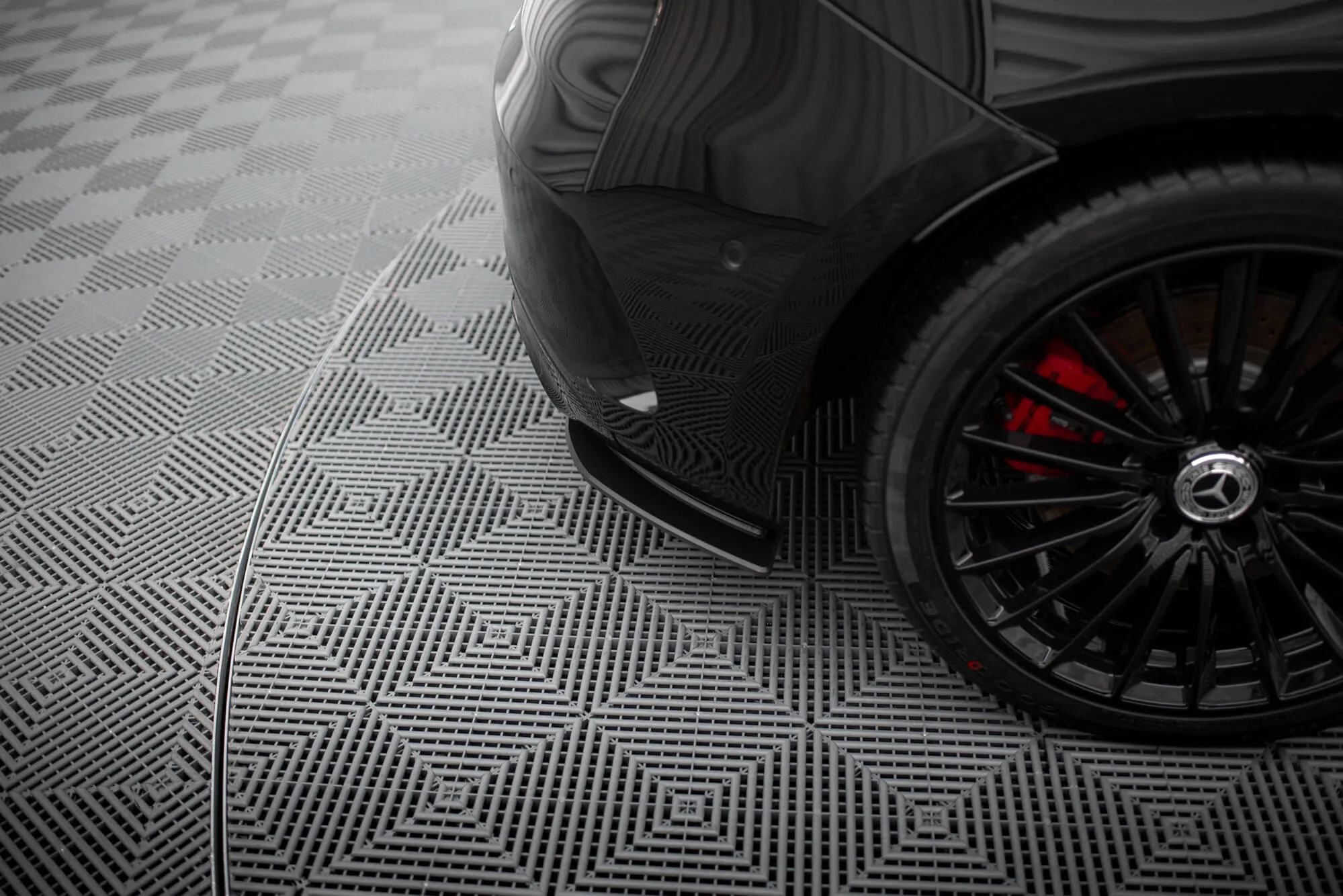 Sidesplitters bak Mercedes-AMG A35 (W177) facelift 2023 - > | Street Pro Black Edition – bilde 3