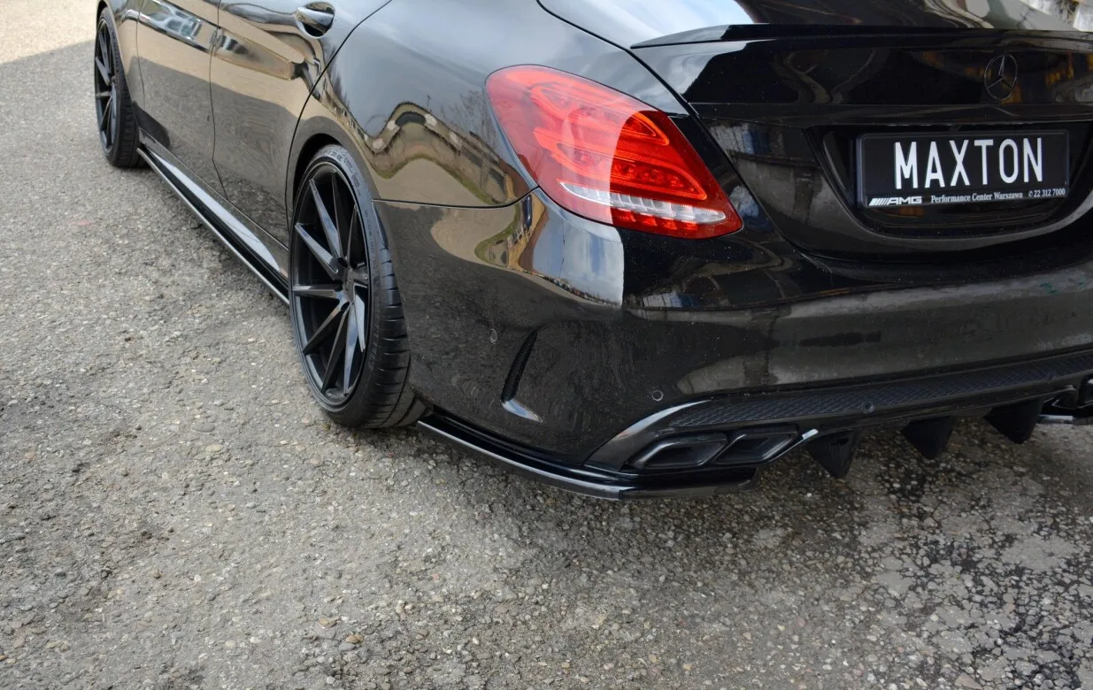 Sidesplitters bak Mercedes-AMG C 43 W205 Facelift 2018 - 2021 | Glossy Black Edition