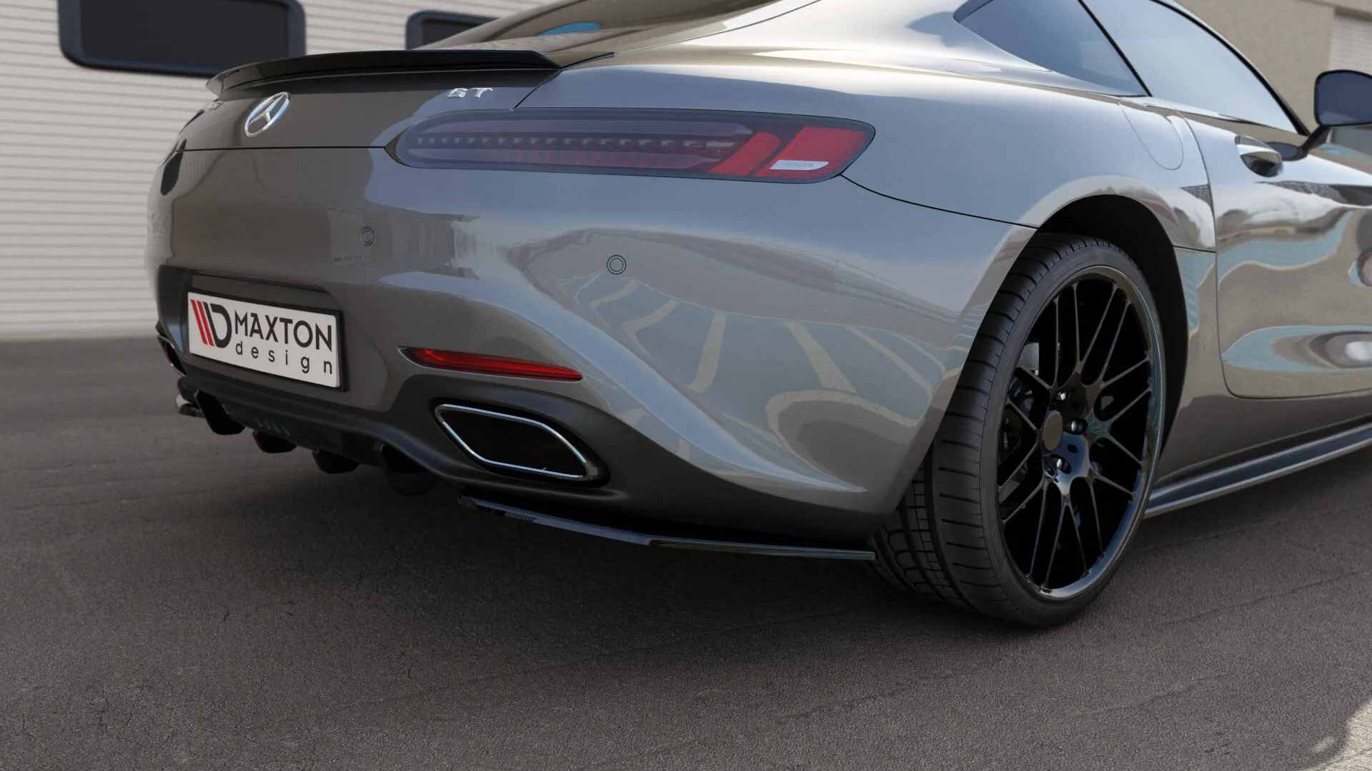 Sidesplitters bak Mercedes-Benz AMG GT (C190) 2014-2023 | Glossy Black Edition