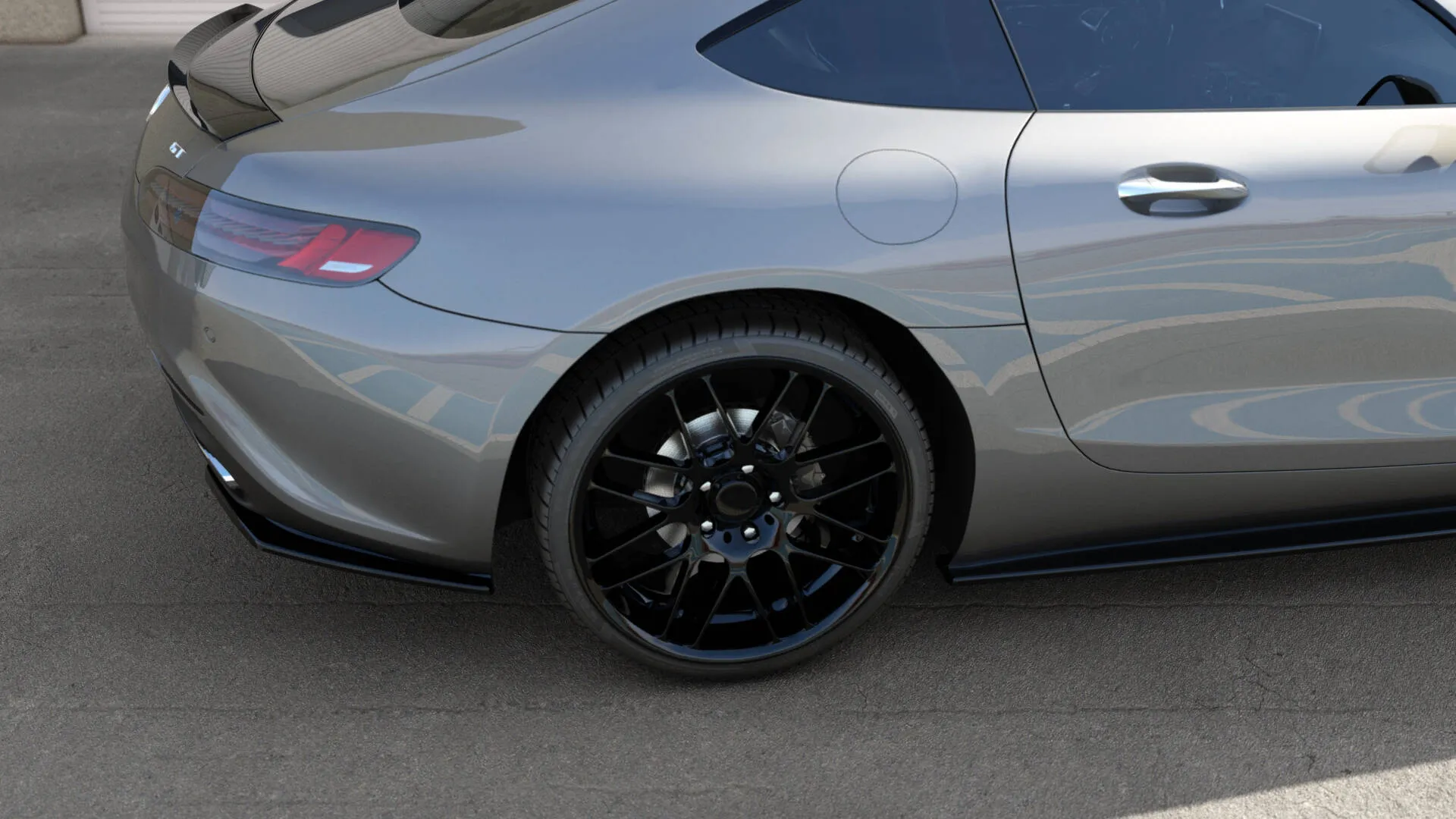 Sidesplitters bak Mercedes-Benz AMG GT (C190) 2014-2023 | Glossy Black Edition – bilde 2