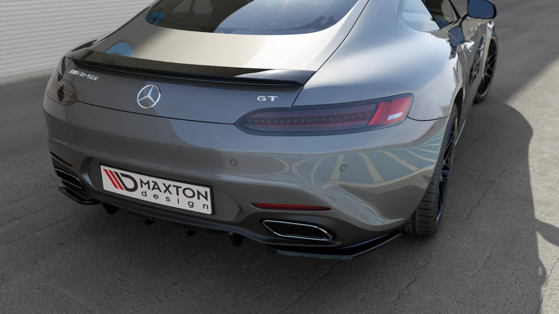 Sidesplitters bak Mercedes-Benz AMG GT (C190) 2014-2023 | Glossy Black Edition – bilde 5