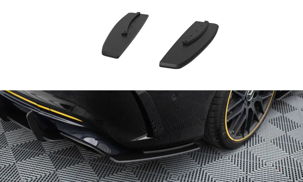 Sidesplitters bak Mercedes-Benz CLA 45 AMG (C117) facelift 2017 - 2019 | Street Pro Black Edition – bilde 2
