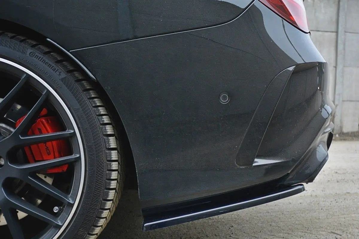 Sidesplitters bak Mercedes-Benz CLA A45 AMG (C117) facelift 2017 - 2019 | Glossy Black Edition – bilde 3
