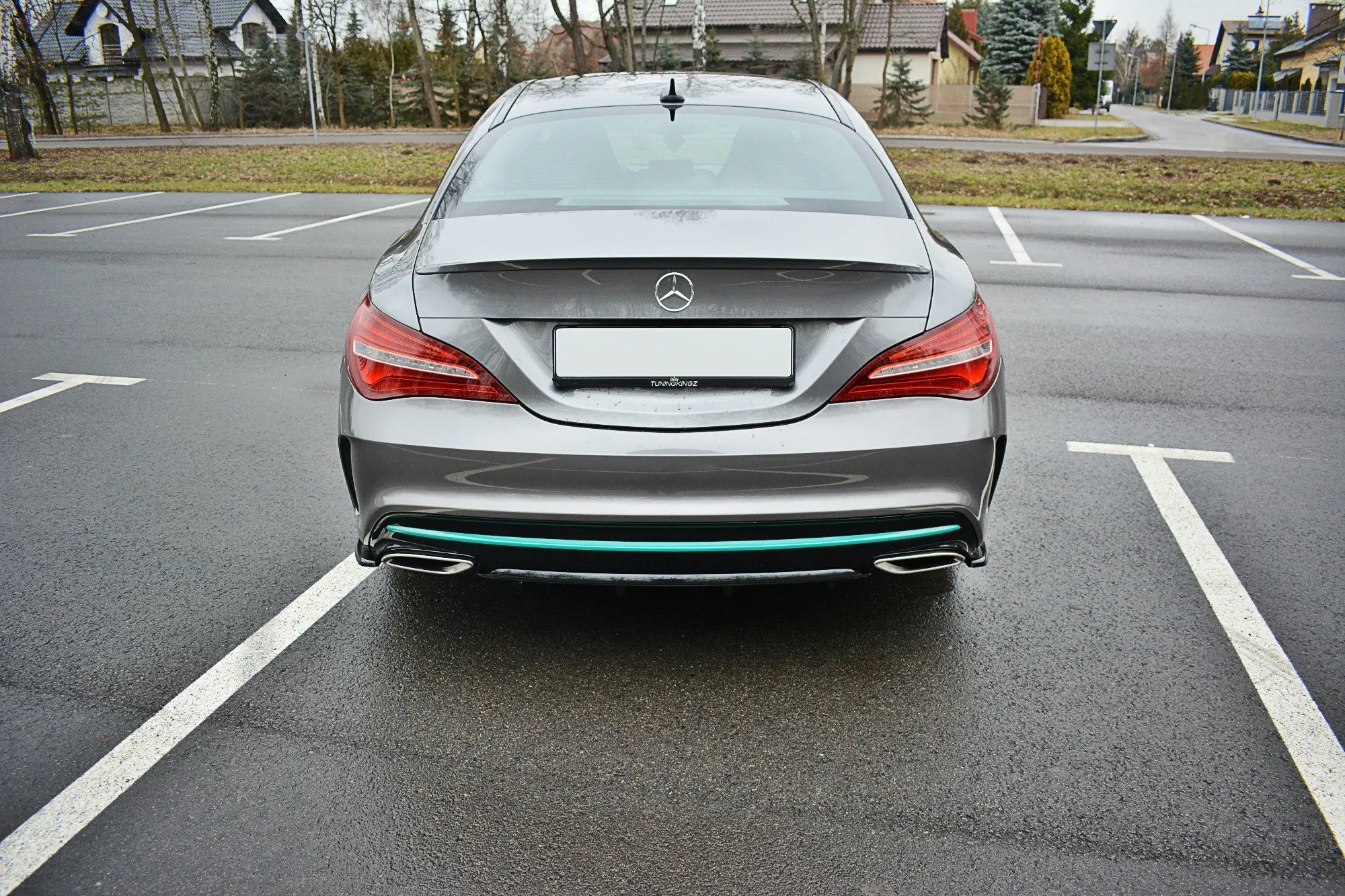 Sidesplitters bak Mercedes-Benz CLA (C117) AMG-Line facelift 2017 - 2019 | Glossy Black Edition Image 3
